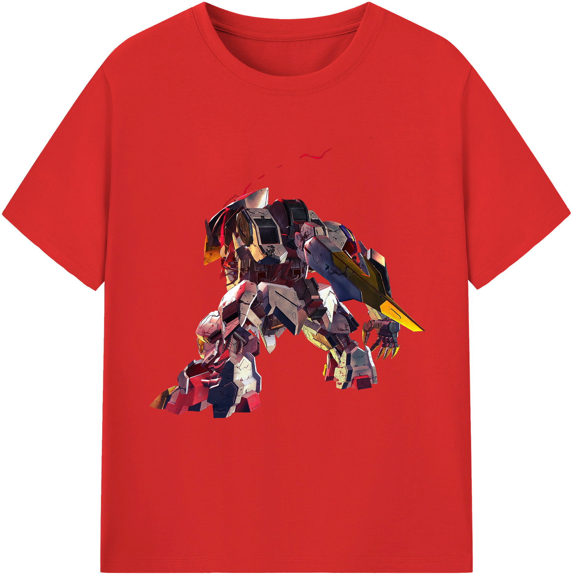 （画像用） 機動戦士ガンダム Mobile Suit Gundam レディースカジュアルプリントTシャツ（綿100％）