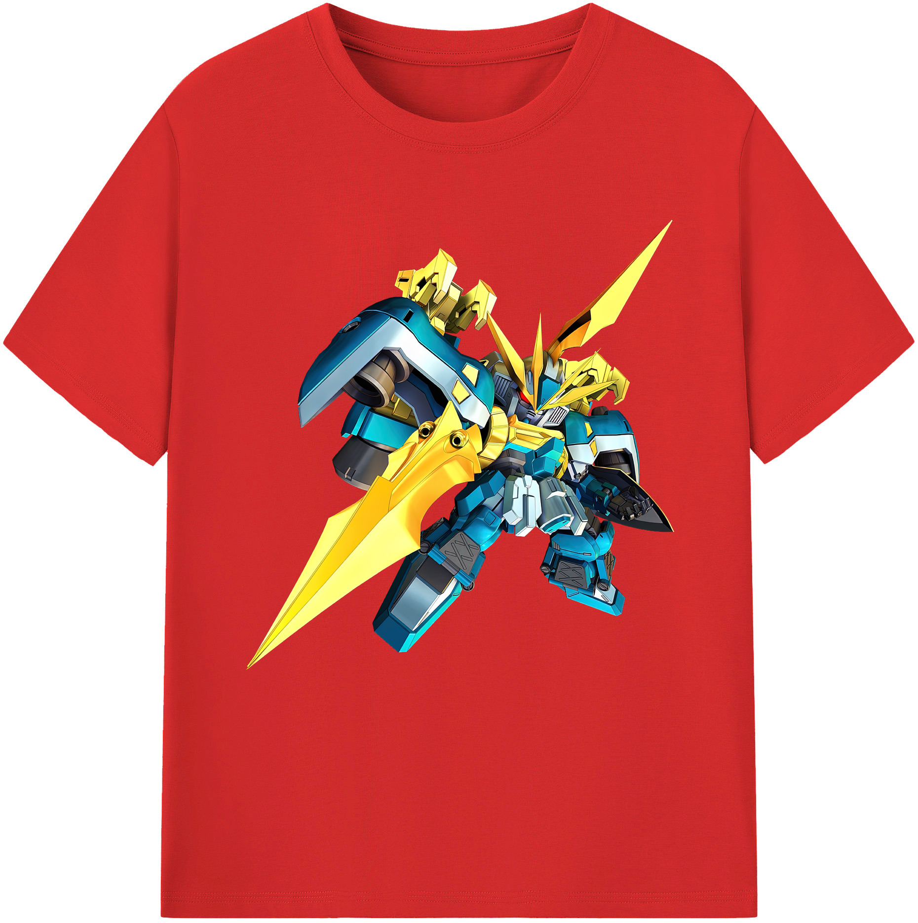（画像用） 機動戦士ガンダム Mobile Suit Gundam レディースカジュアルプリントTシャツ（綿100％）