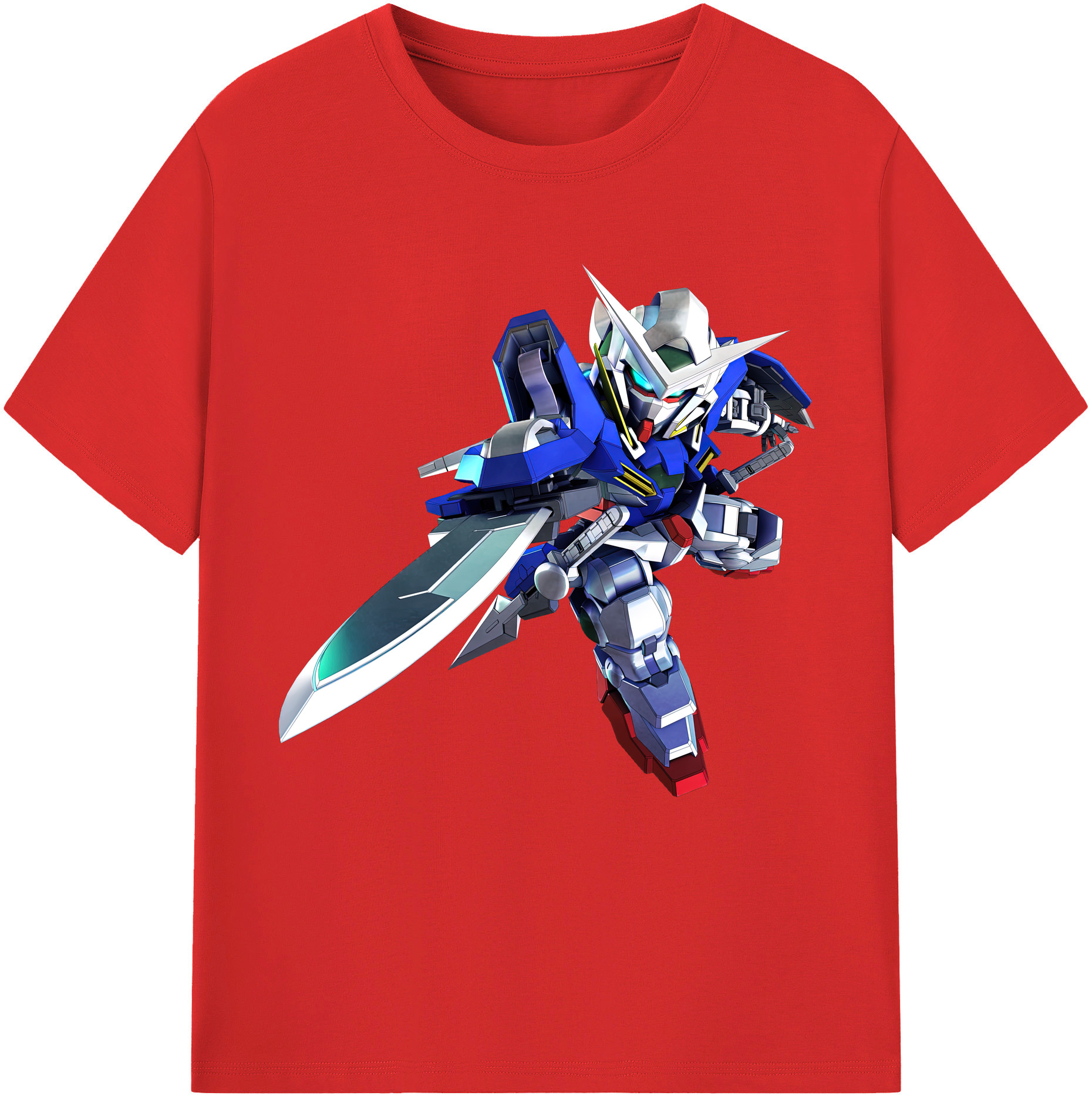 （画像用） 機動戦士ガンダム Mobile Suit Gundam レディースカジュアルプリントTシャツ（綿100％）