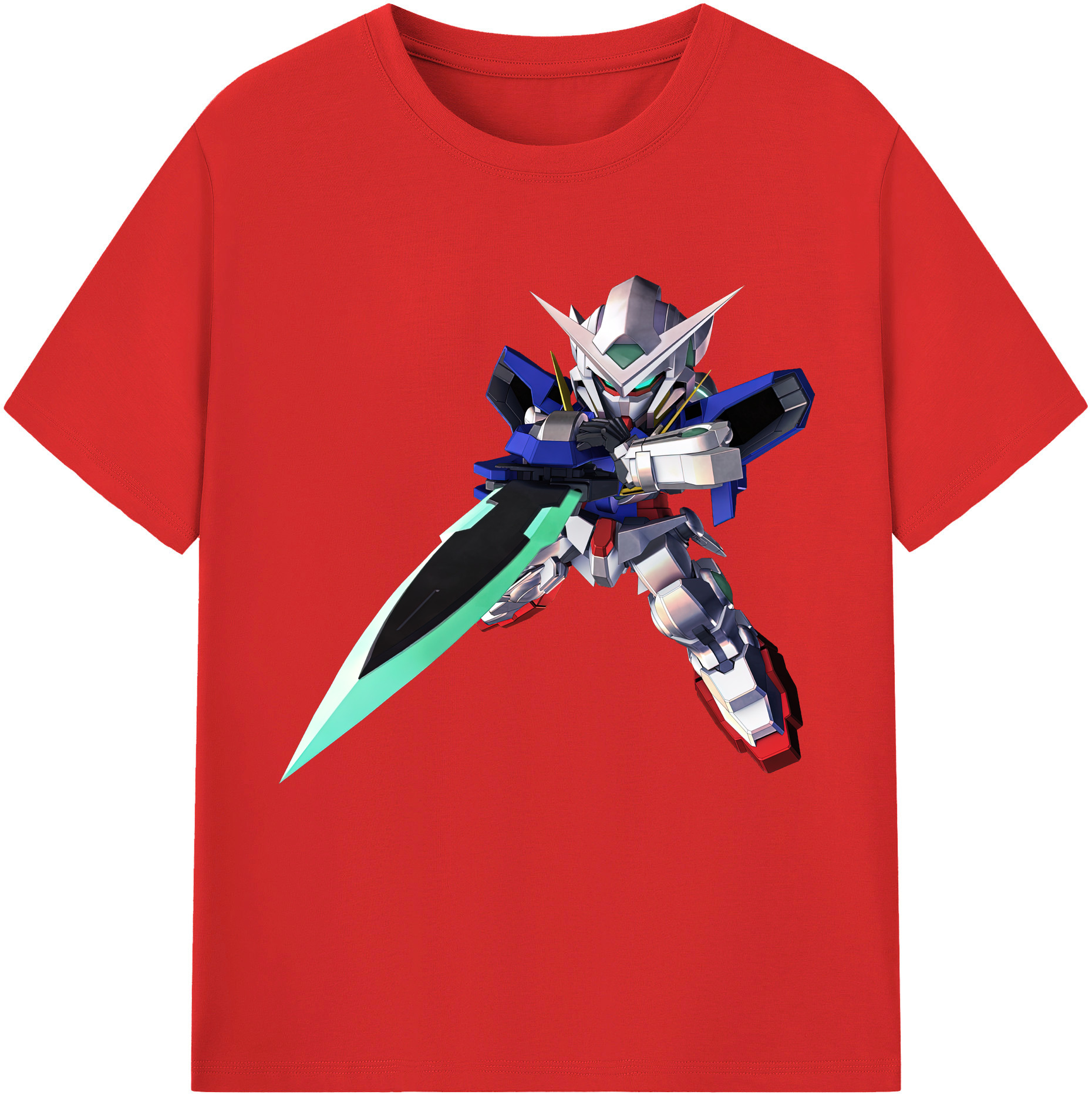 （画像用） 機動戦士ガンダム Mobile Suit Gundam レディースカジュアルプリントTシャツ（綿100％）