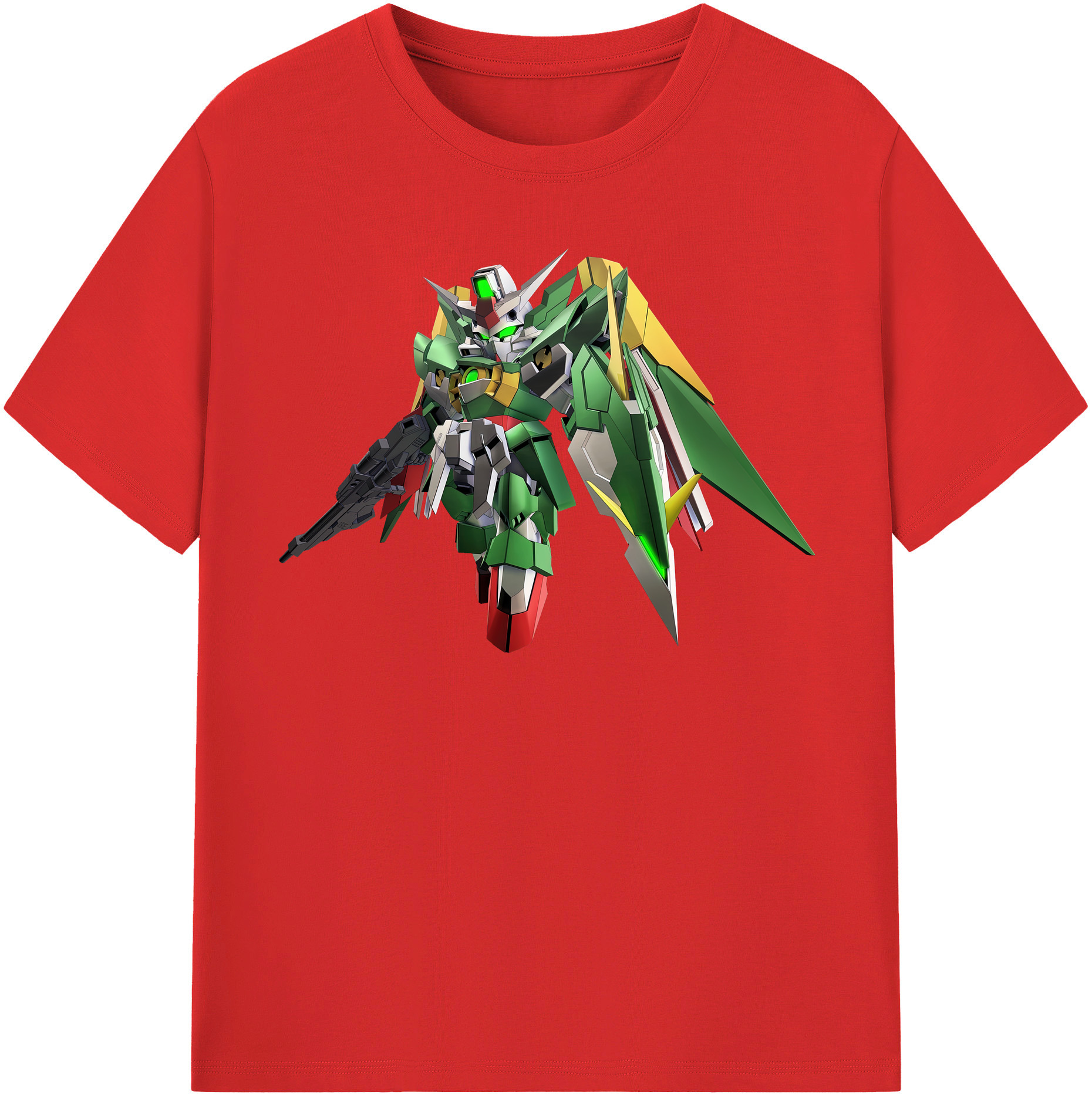 （画像用） 機動戦士ガンダム Mobile Suit Gundam レディースカジュアルプリントTシャツ（綿100％）