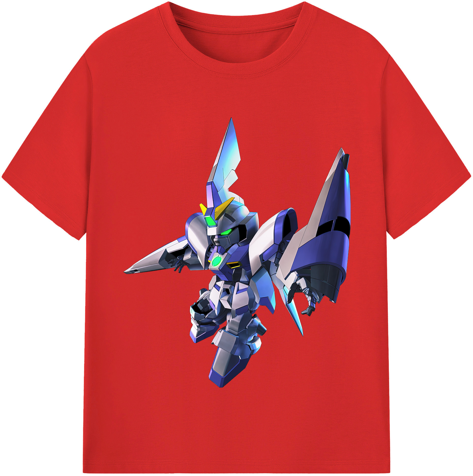 （画像用） 機動戦士ガンダム Mobile Suit Gundam レディースカジュアルプリントTシャツ（綿100％）