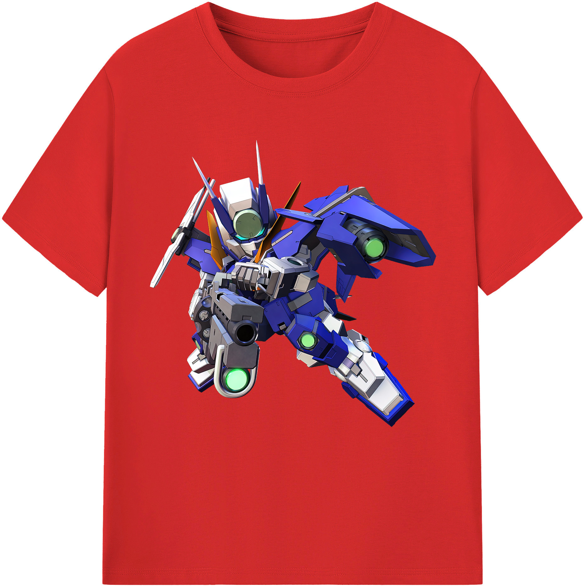 （画像用） 機動戦士ガンダム Mobile Suit Gundam レディースカジュアルプリントTシャツ（綿100％）
