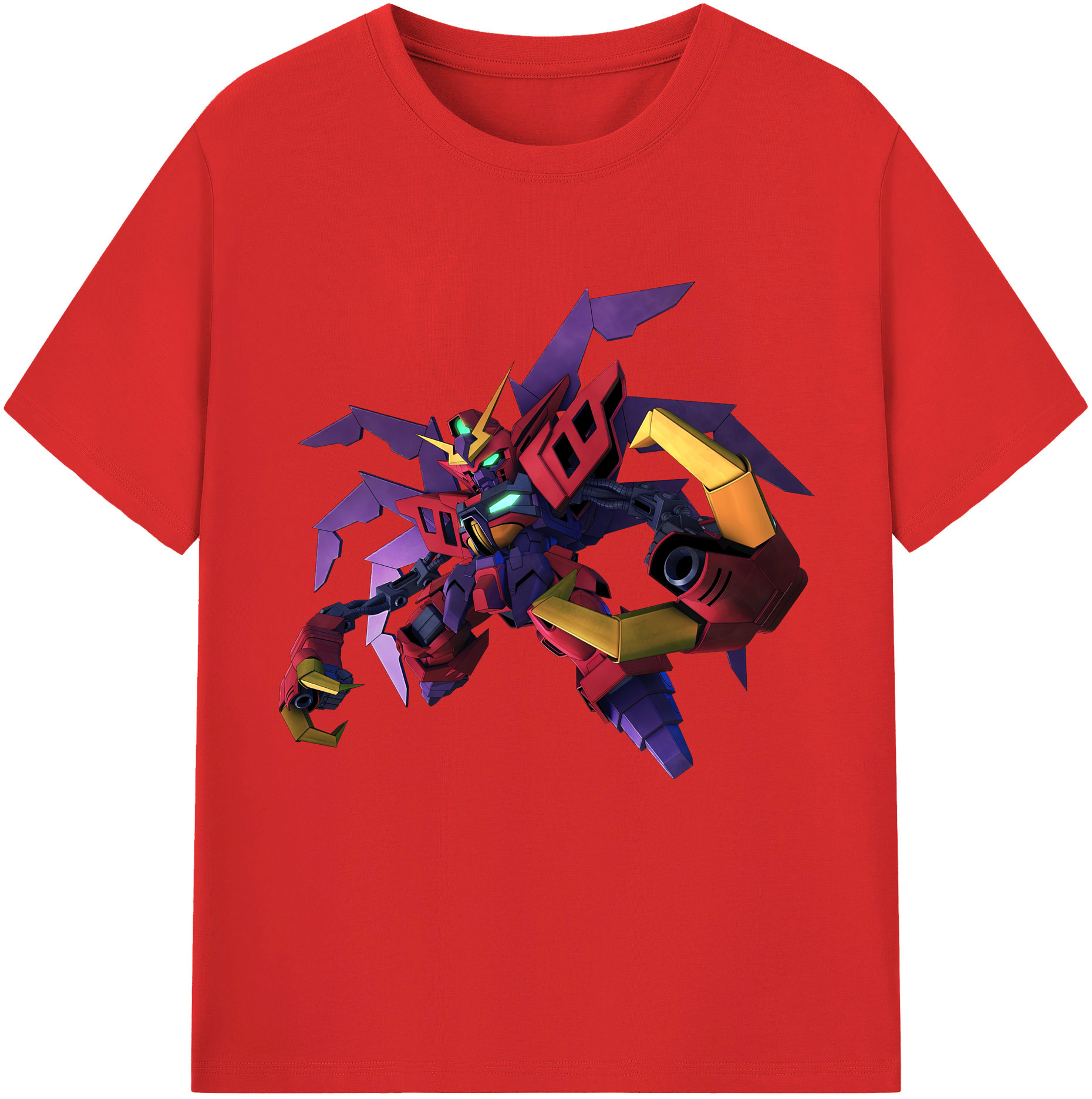 （画像用） 機動戦士ガンダム Mobile Suit Gundam レディースカジュアルプリントTシャツ（綿100％）