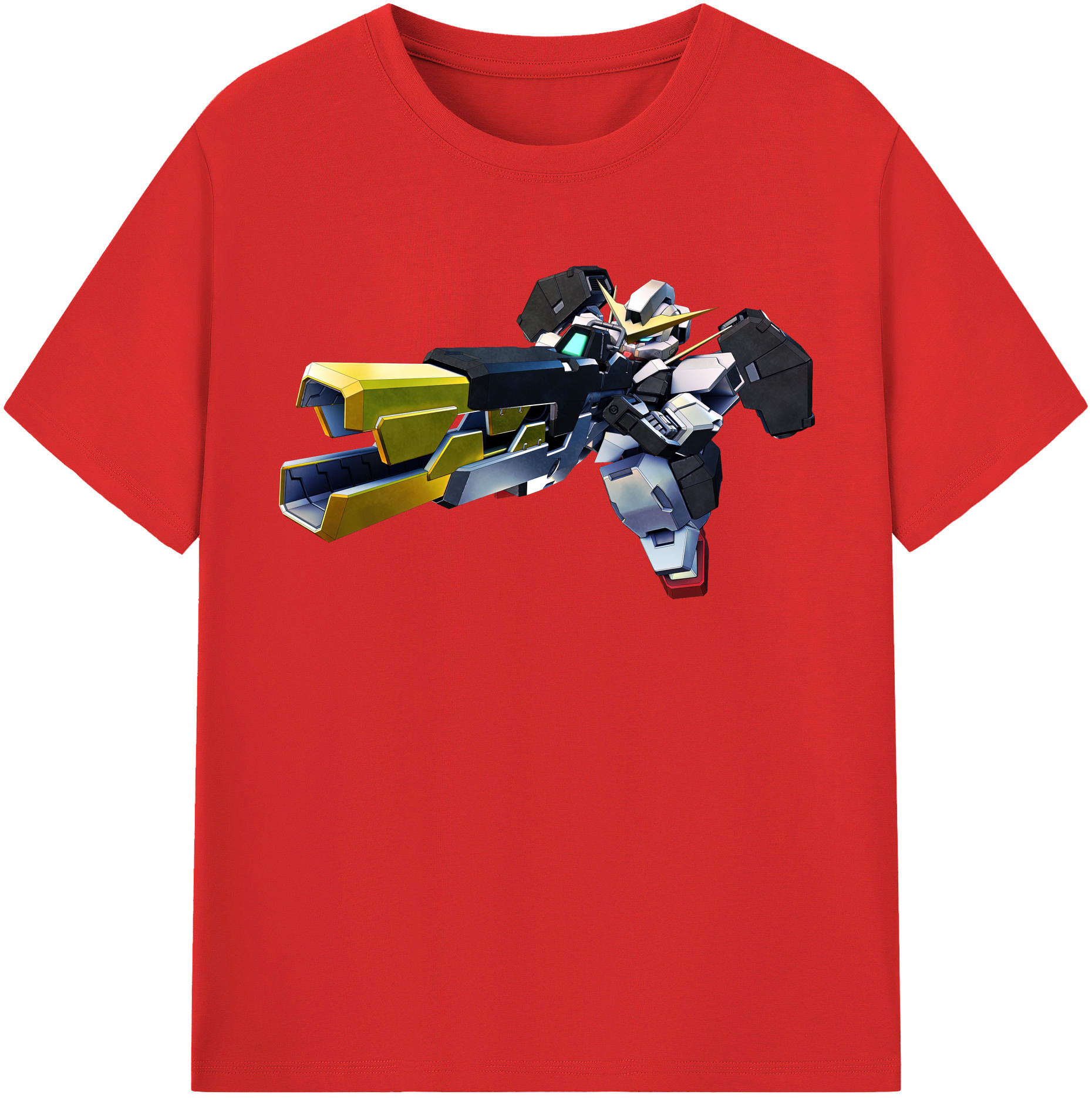 （画像用） 機動戦士ガンダム Mobile Suit Gundam レディースカジュアルプリントTシャツ（綿100％）