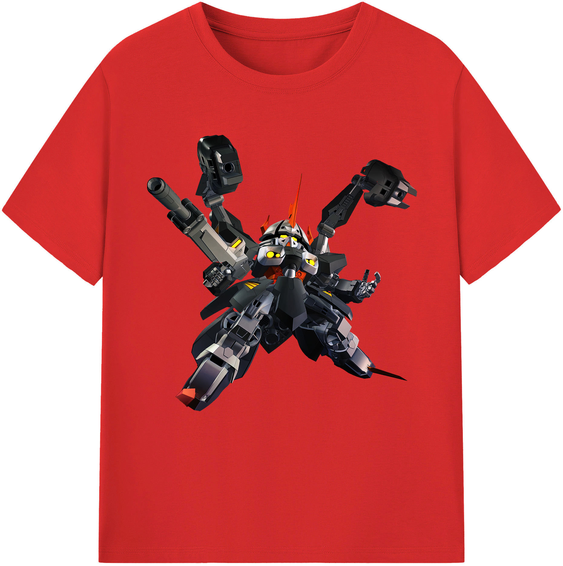 （画像用） 機動戦士ガンダム Mobile Suit Gundam レディースカジュアルプリントTシャツ（綿100％）