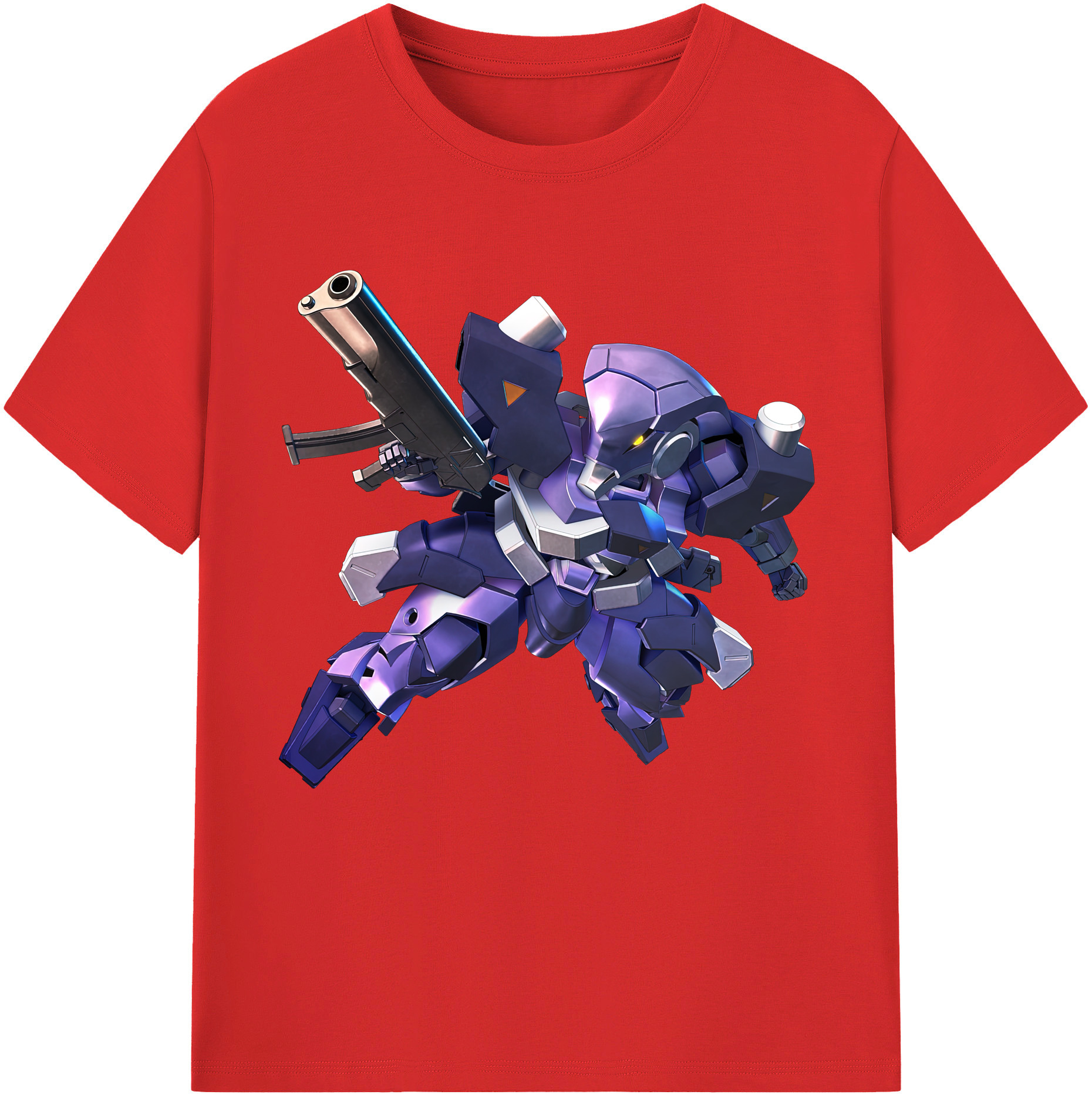 （画像用） 機動戦士ガンダム Mobile Suit Gundam レディースカジュアルプリントTシャツ（綿100％）