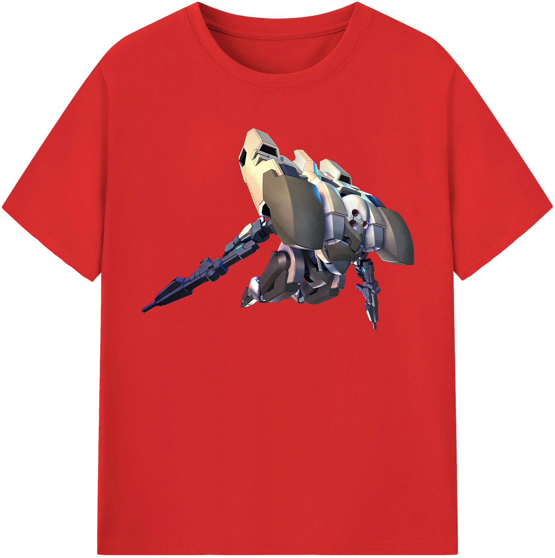 （画像用） 機動戦士ガンダム Mobile Suit Gundam レディースカジュアルプリントTシャツ（綿100％）