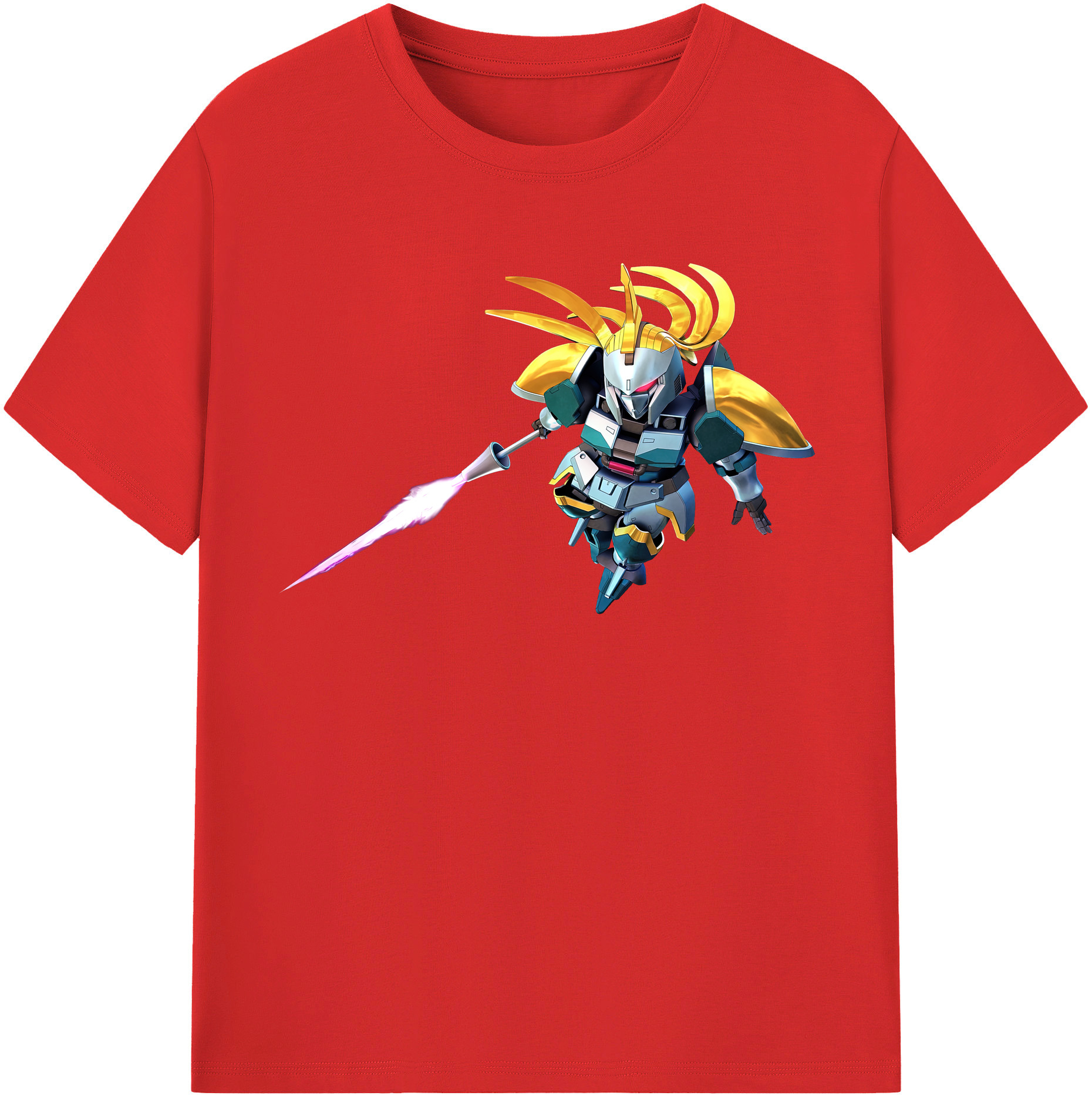 （画像用） 機動戦士ガンダム Mobile Suit Gundam レディースカジュアルプリントTシャツ（綿100％）