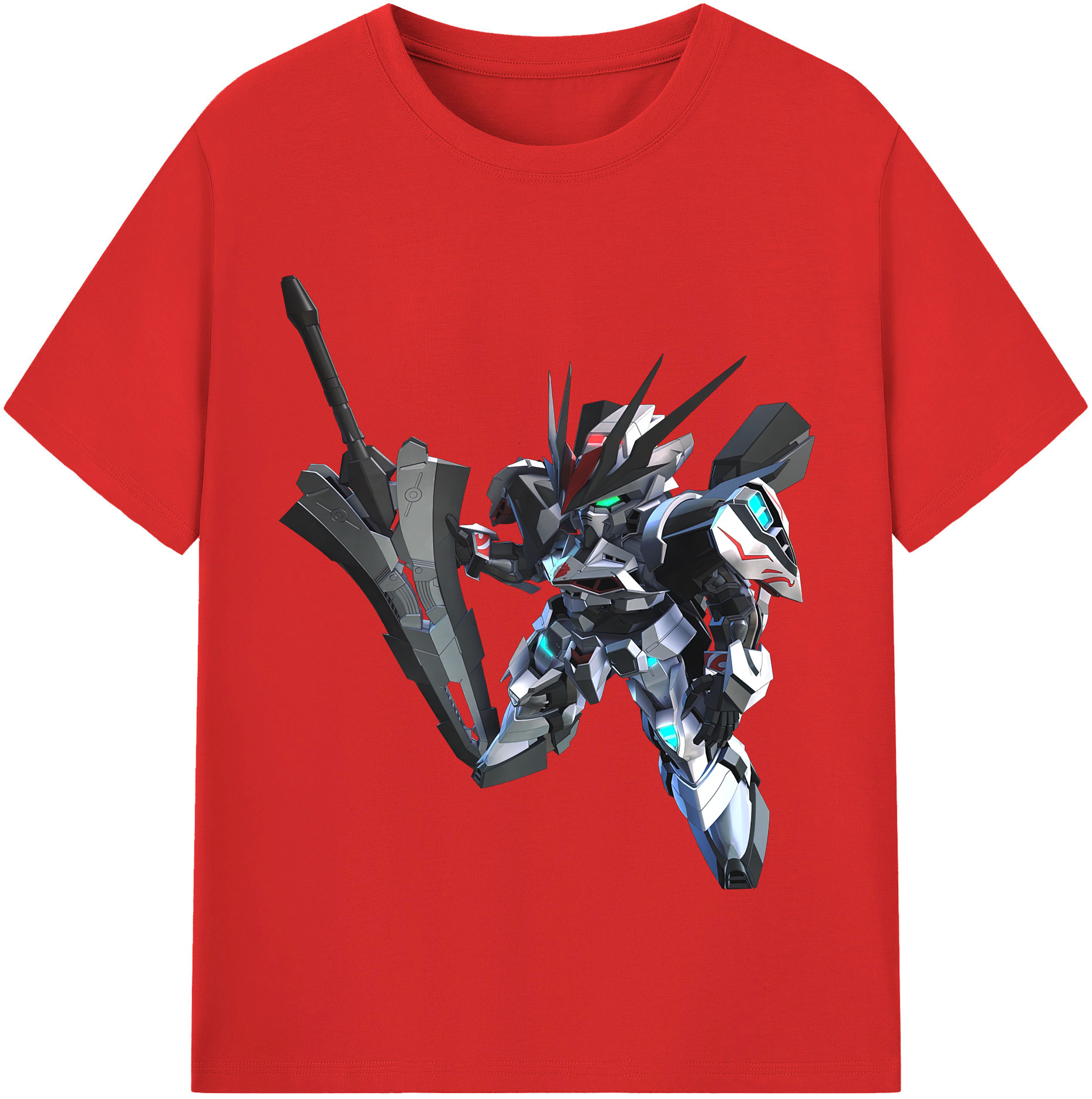 （画像用） 機動戦士ガンダム Mobile Suit Gundam レディースカジュアルプリントTシャツ（綿100％）
