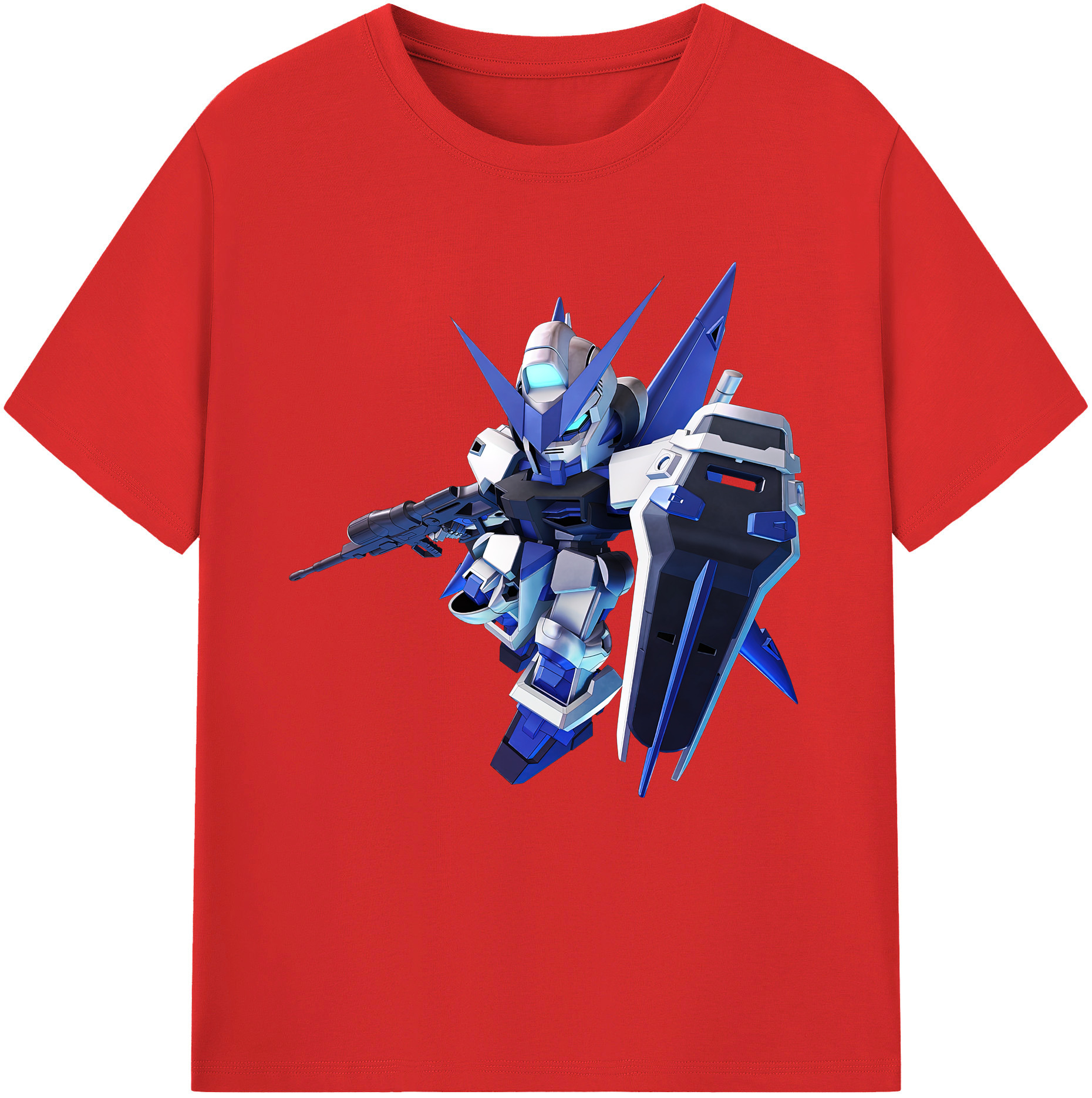 （画像用） 機動戦士ガンダム Mobile Suit Gundam レディースカジュアルプリントTシャツ（綿100％）