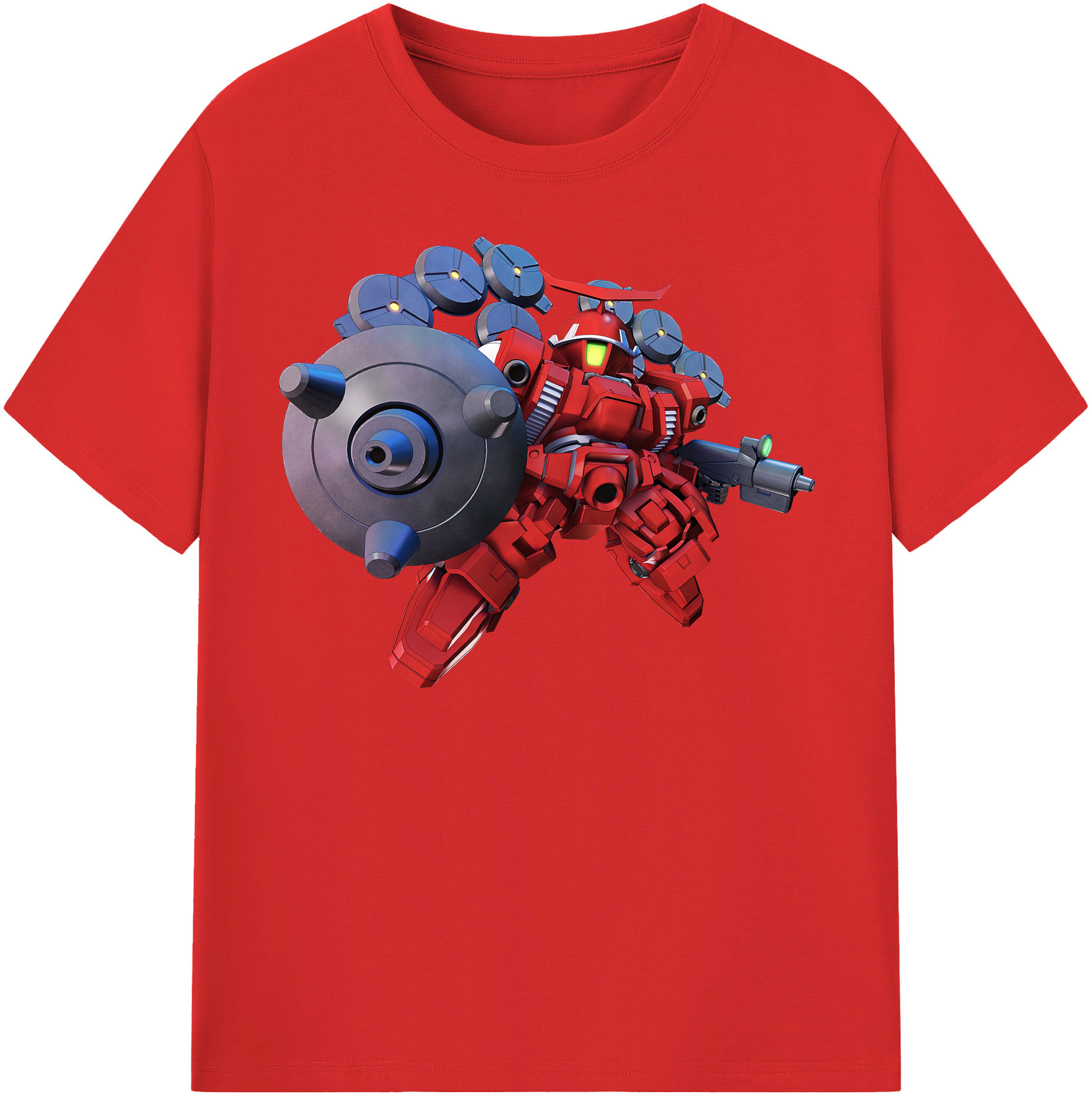 （画像用） 機動戦士ガンダム Mobile Suit Gundam レディースカジュアルプリントTシャツ（綿100％）
