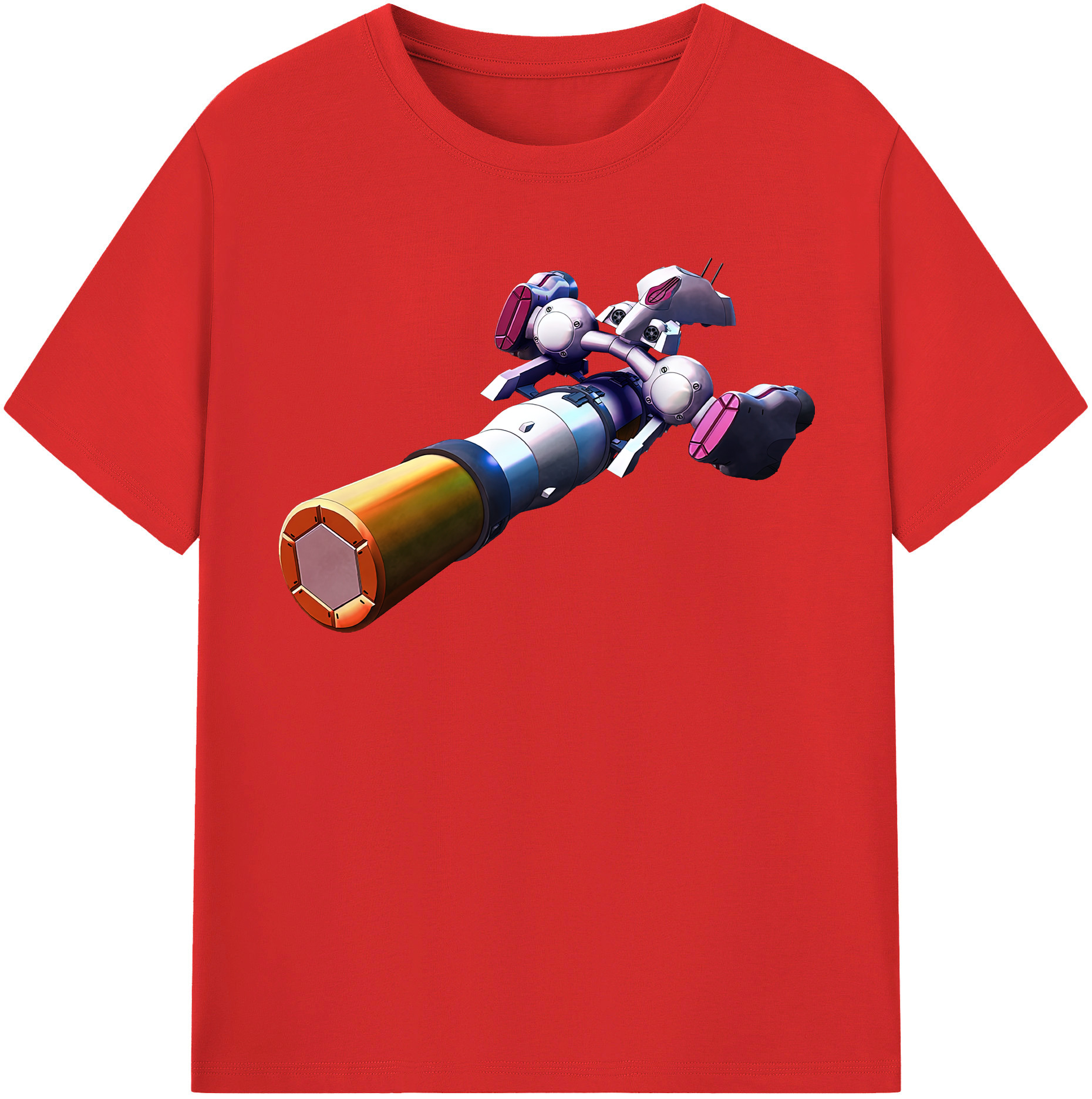 （画像用） 機動戦士ガンダム Mobile Suit Gundam レディースカジュアルプリントTシャツ（綿100％）