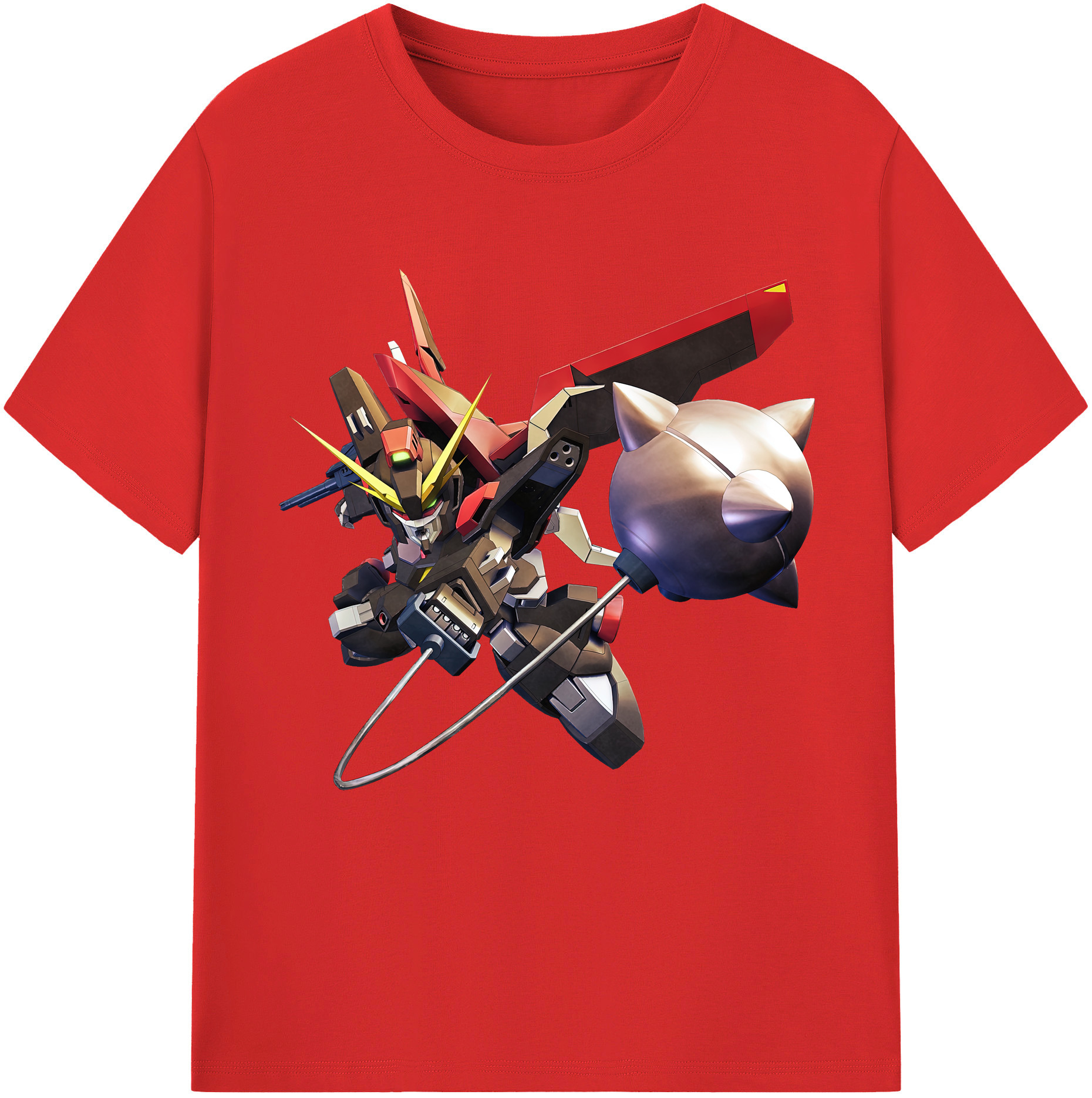 （画像用） 機動戦士ガンダム Mobile Suit Gundam レディースカジュアルプリントTシャツ（綿100％）