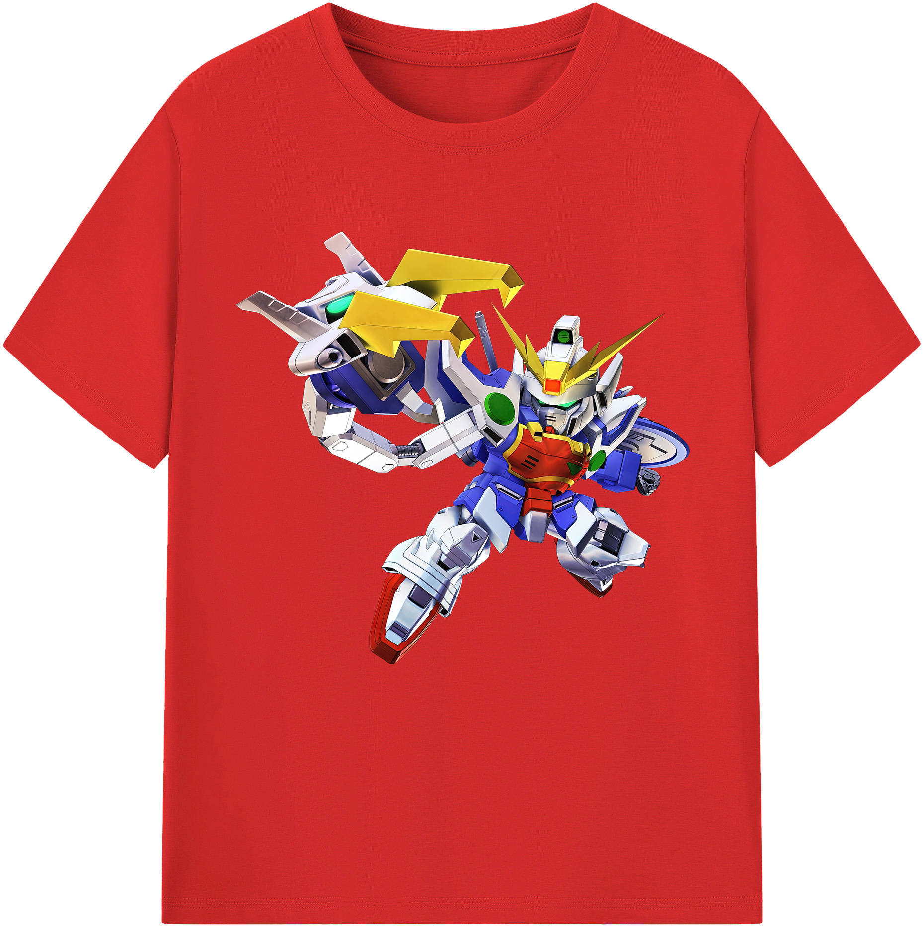 （画像用） 機動戦士ガンダム Mobile Suit Gundam レディースカジュアルプリントTシャツ（綿100％）