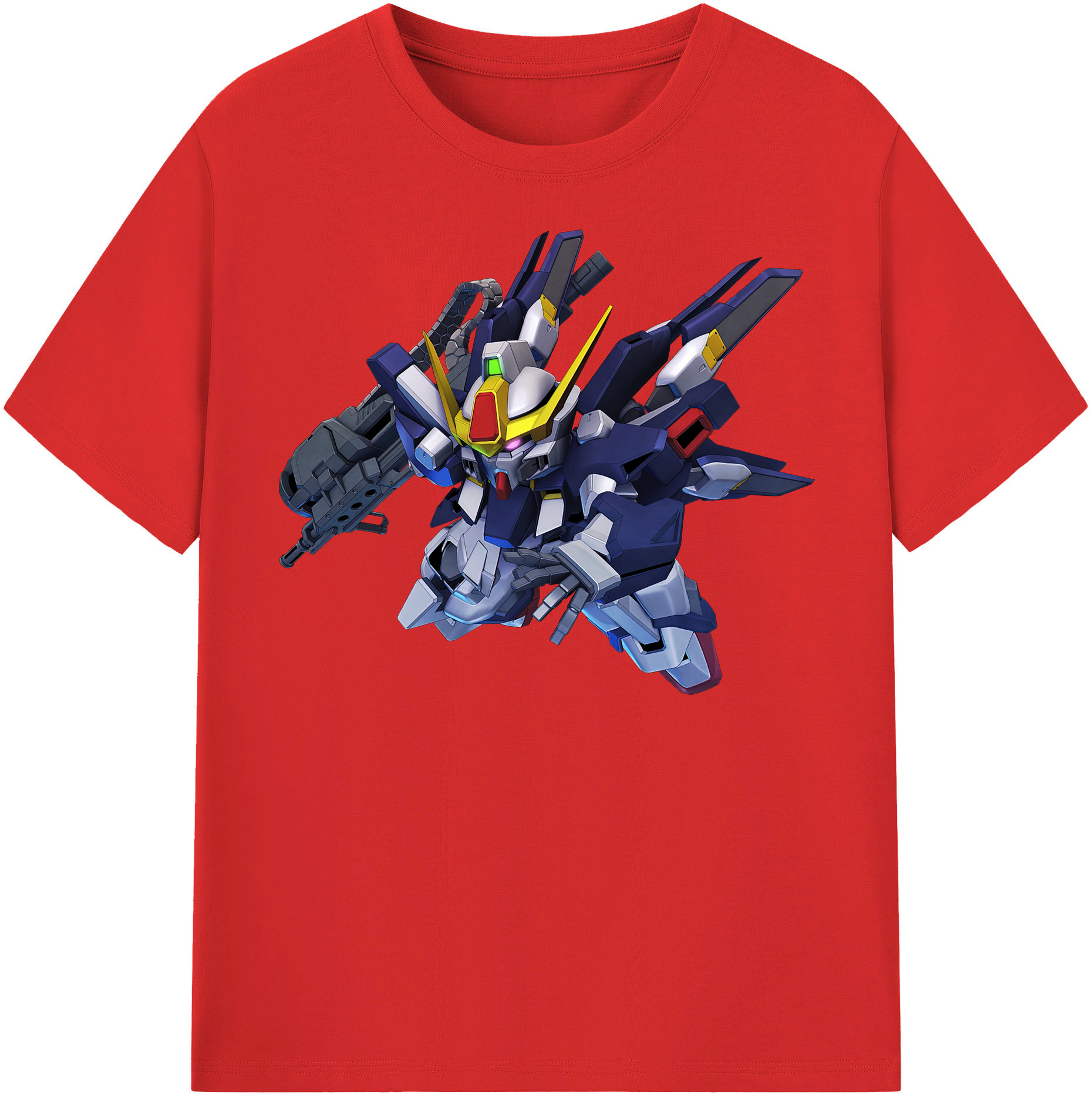 （画像用） 機動戦士ガンダム Mobile Suit Gundam レディースカジュアルプリントTシャツ（綿100％）