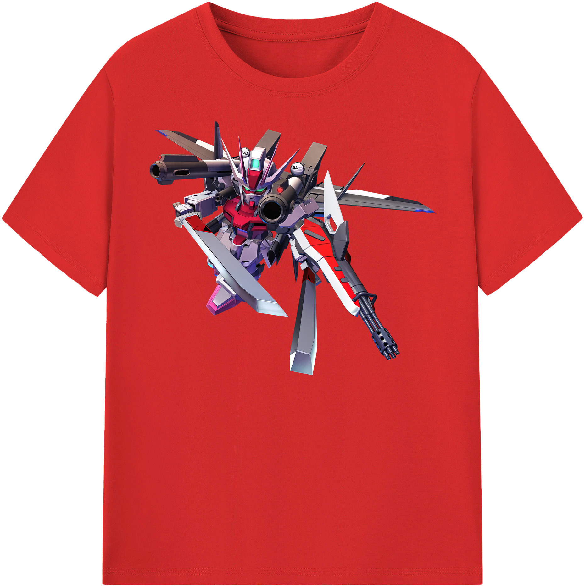 （画像用） 機動戦士ガンダム Mobile Suit Gundam レディースカジュアルプリントTシャツ（綿100％）