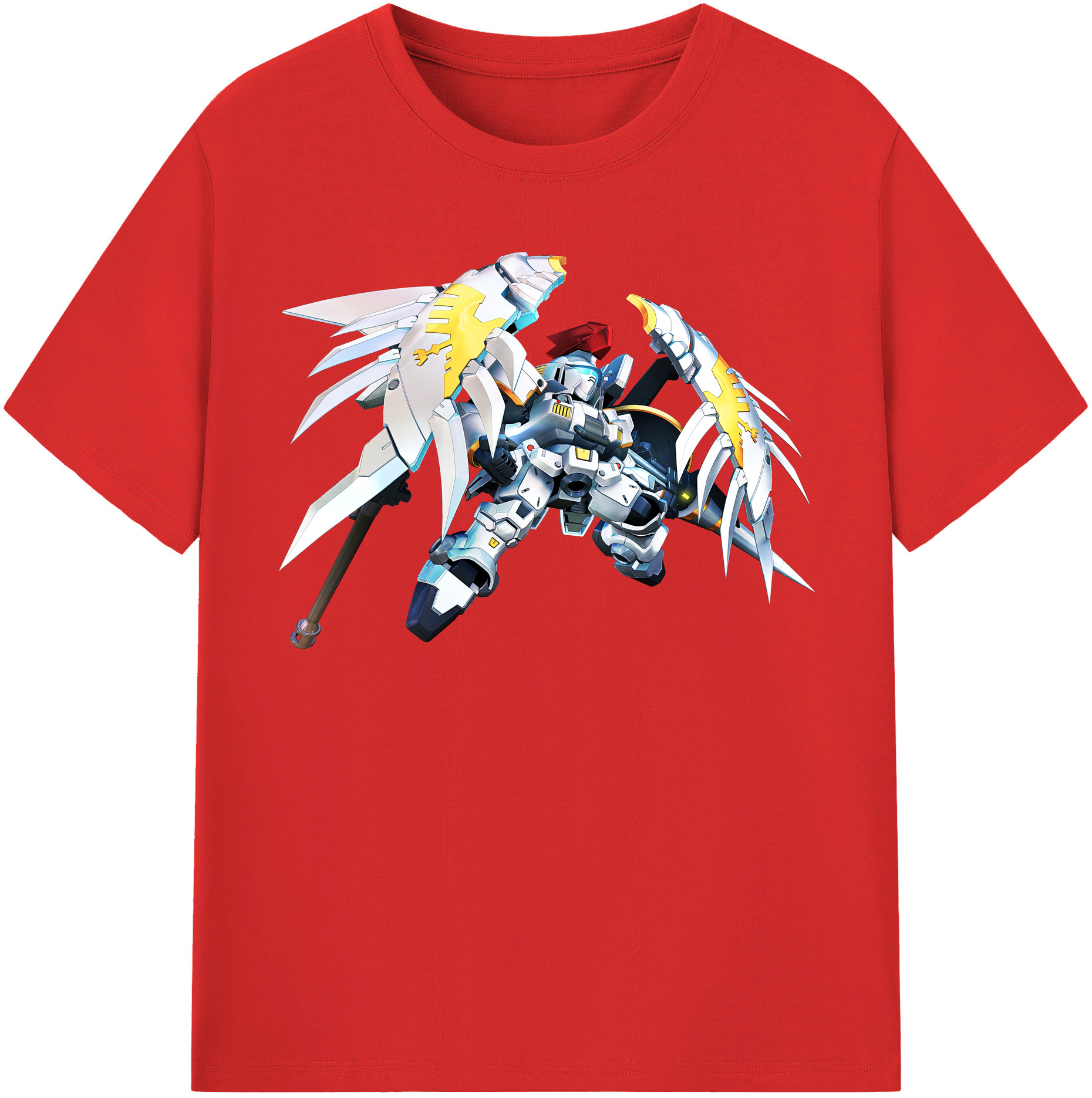 （画像用） 機動戦士ガンダム Mobile Suit Gundam レディースカジュアルプリントTシャツ（綿100％）