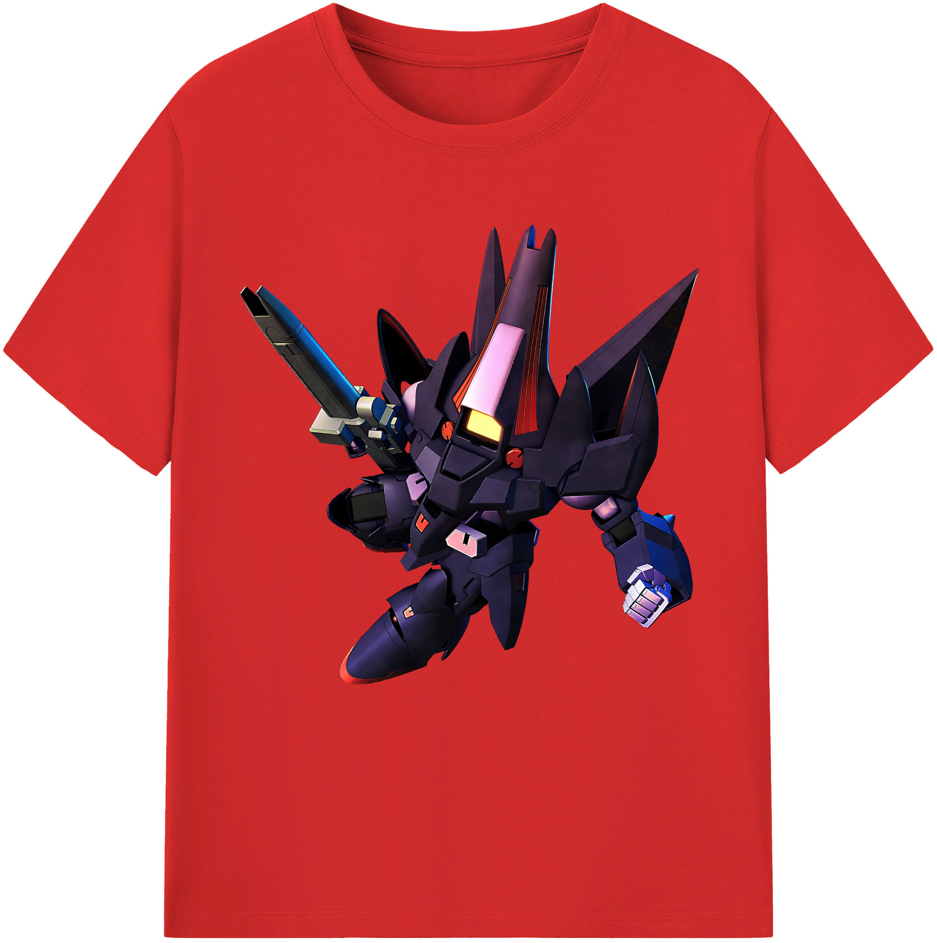 （画像用） 機動戦士ガンダム Mobile Suit Gundam レディースカジュアルプリントTシャツ（綿100％）