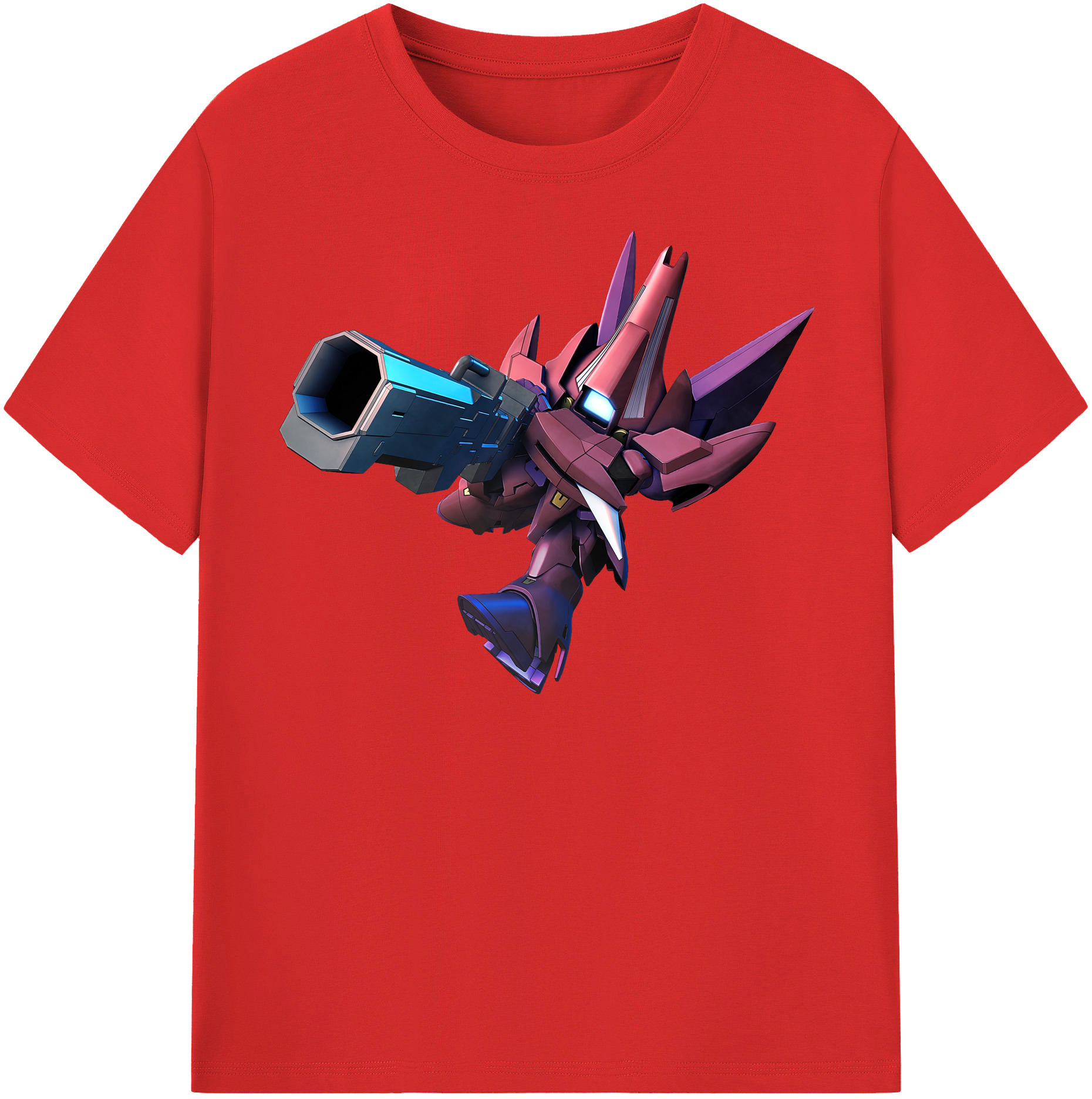 （画像用） 機動戦士ガンダム Mobile Suit Gundam レディースカジュアルプリントTシャツ（綿100％）