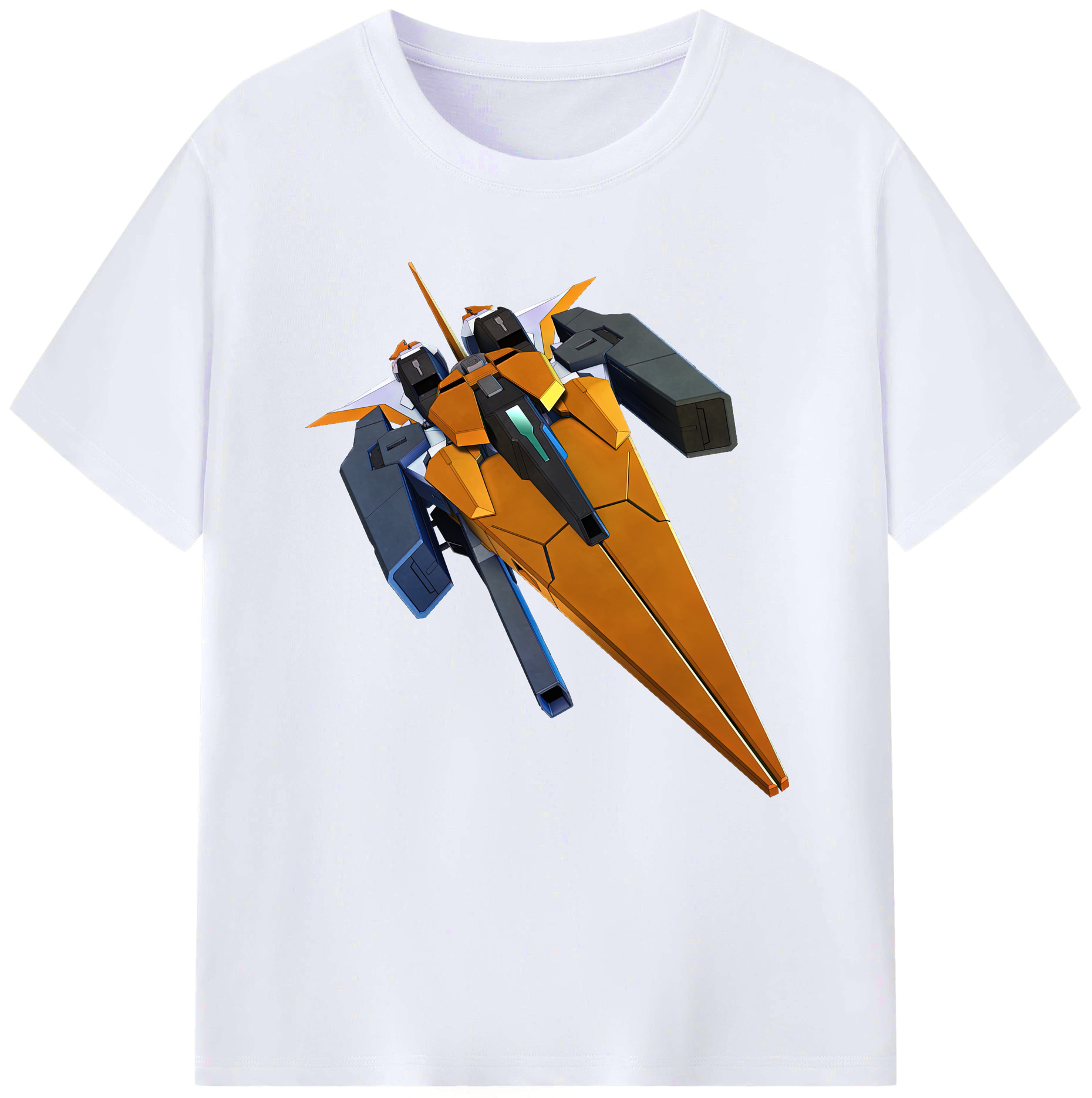 （画像用） 機動戦士ガンダム Mobile Suit Gundam レディースカジュアルプリントTシャツ（綿100％）