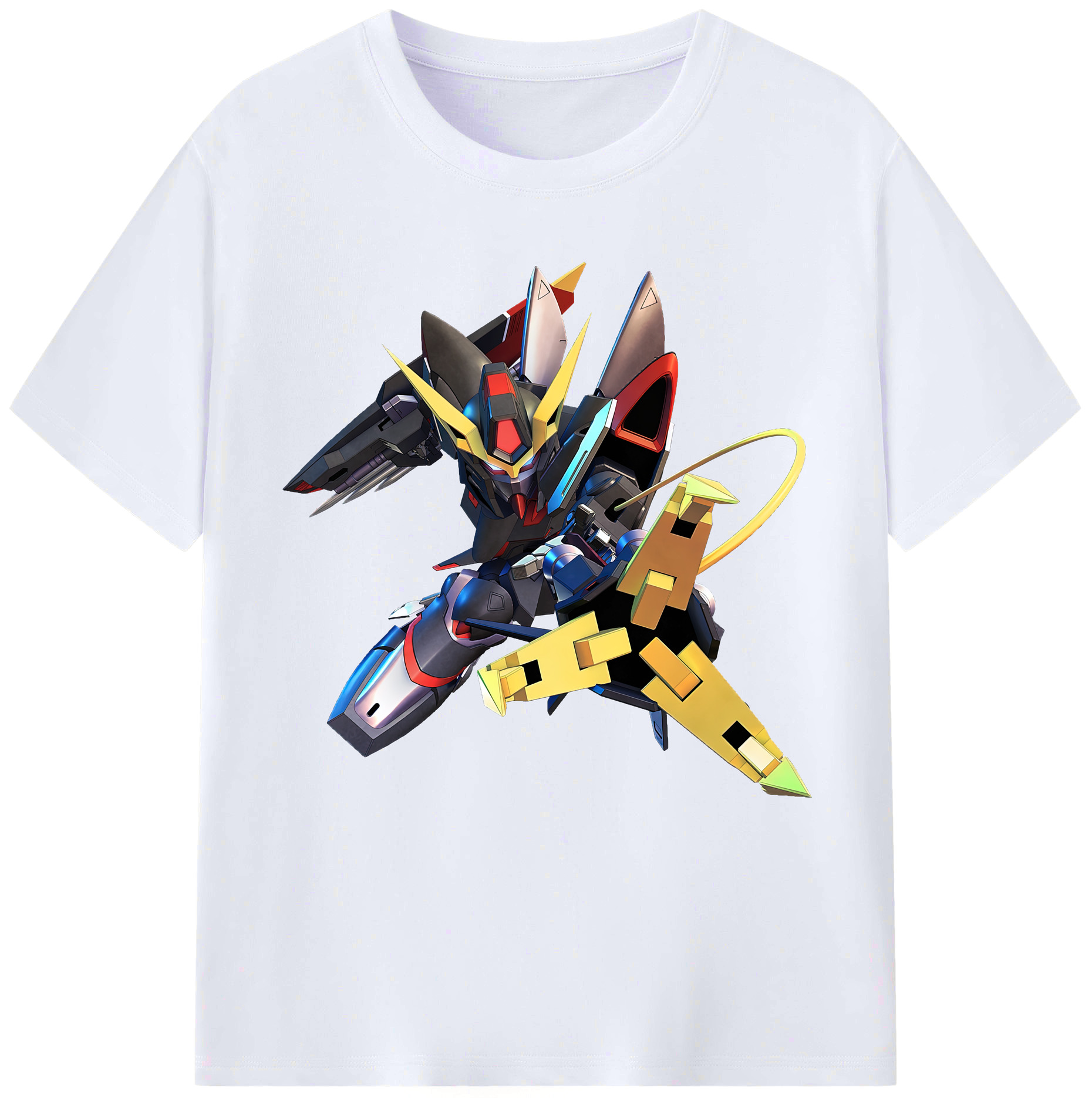 （画像用） 機動戦士ガンダム Mobile Suit Gundam レディースカジュアルプリントTシャツ（綿100％）