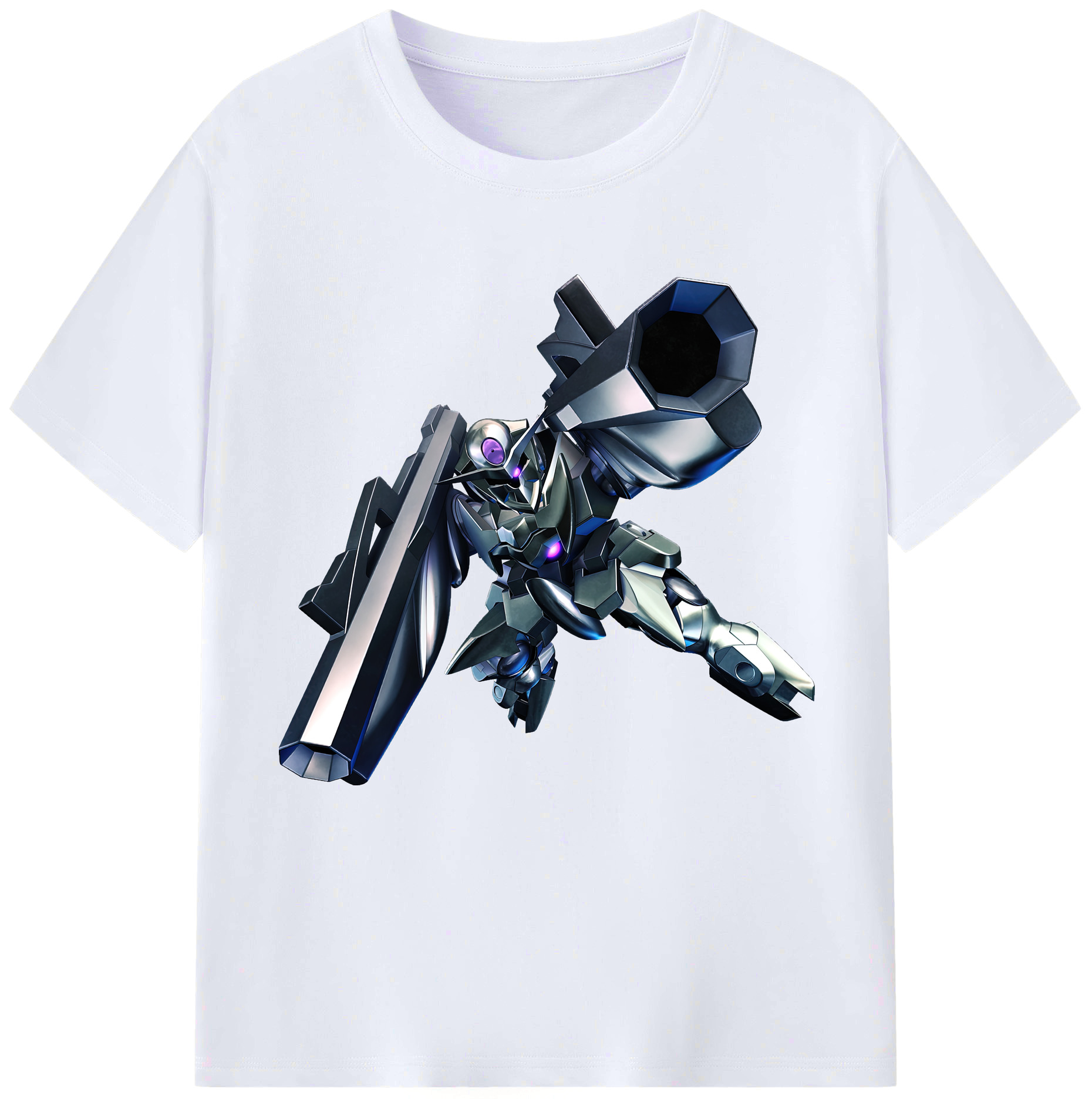 （画像用） 機動戦士ガンダム Mobile Suit Gundam レディースカジュアルプリントTシャツ（綿100％）