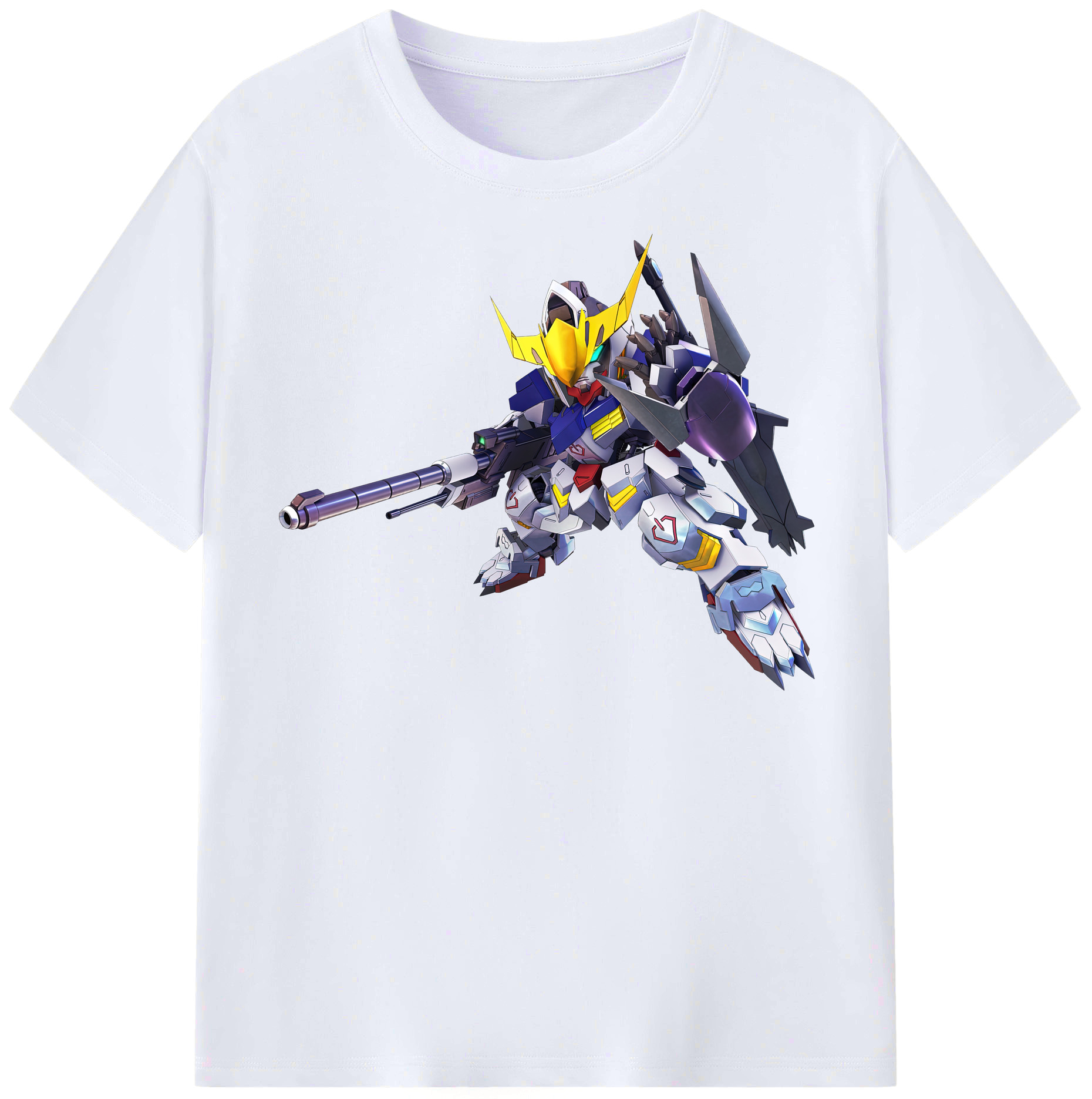 （画像用） 機動戦士ガンダム Mobile Suit Gundam レディースカジュアルプリントTシャツ（綿100％）