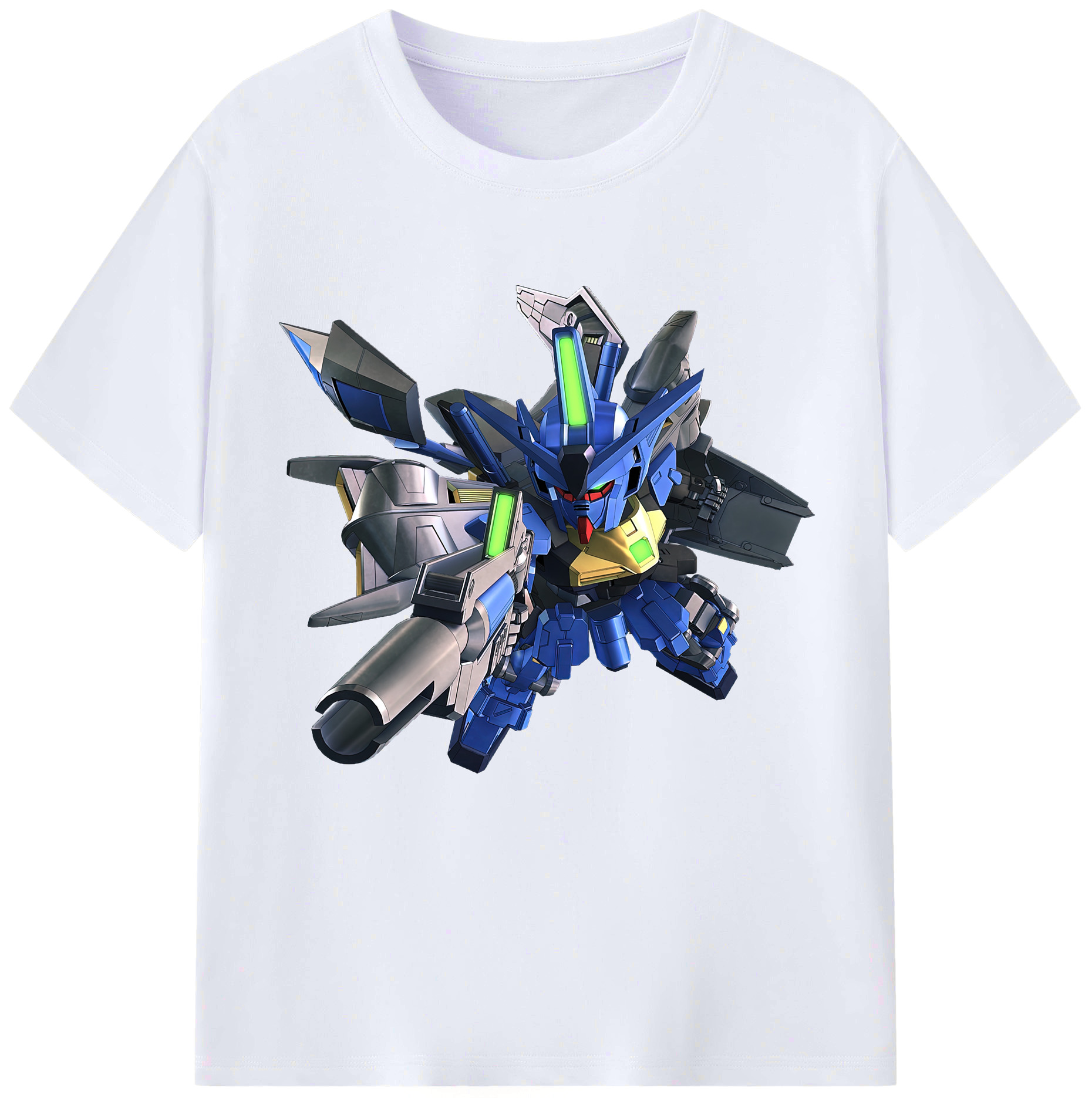 （画像用） 機動戦士ガンダム Mobile Suit Gundam レディースカジュアルプリントTシャツ（綿100％）