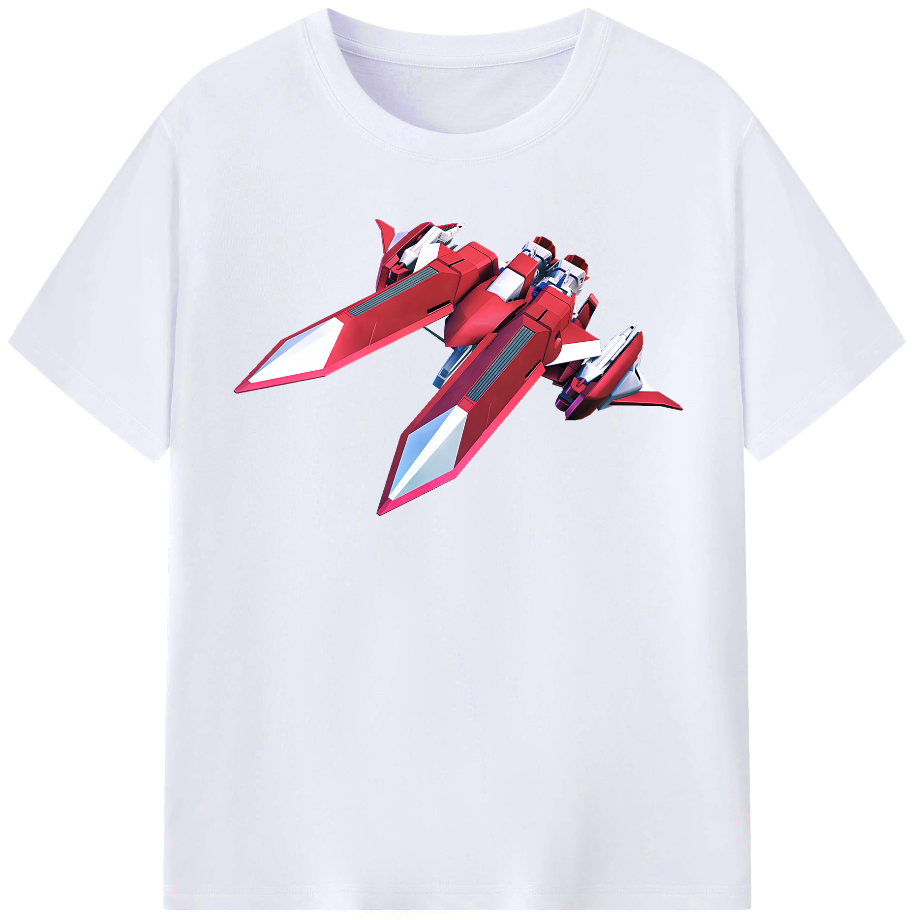 （画像用） 機動戦士ガンダム Mobile Suit Gundam レディースカジュアルプリントTシャツ（綿100％）