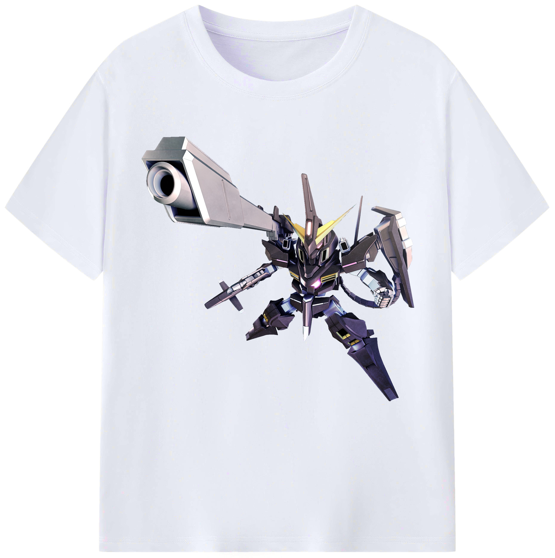 （画像用） 機動戦士ガンダム Mobile Suit Gundam レディースカジュアルプリントTシャツ（綿100％）