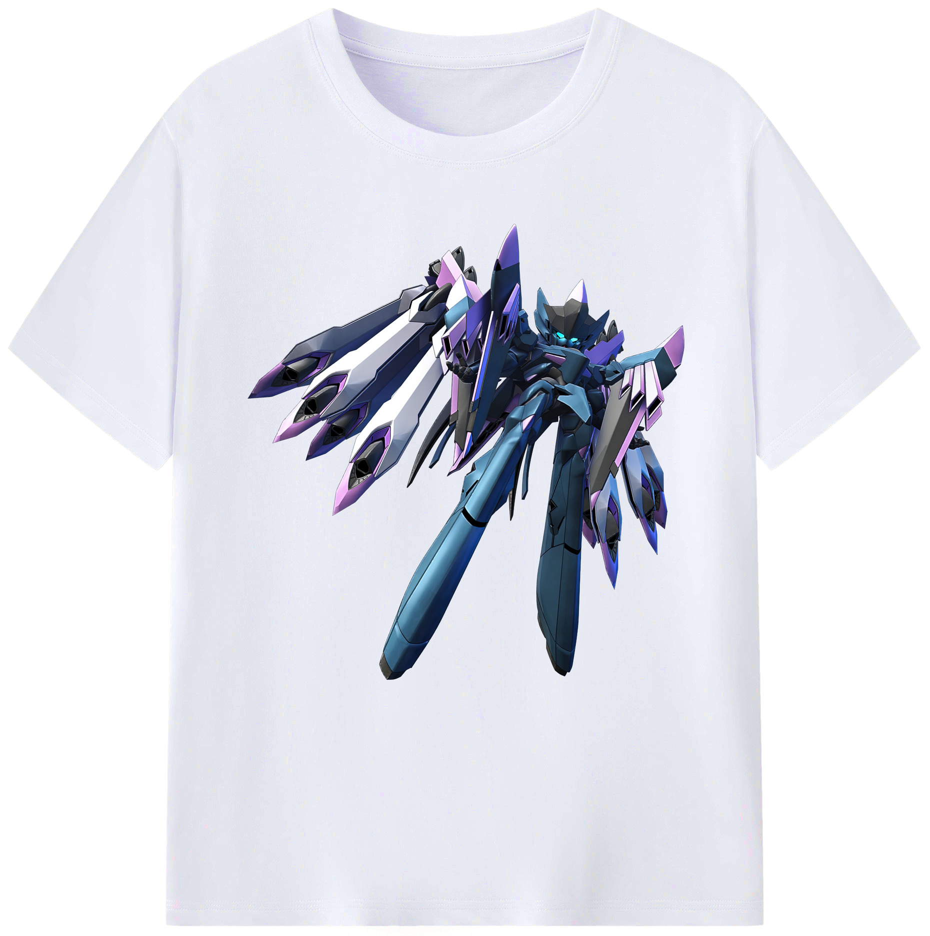 （画像用） 機動戦士ガンダム Mobile Suit Gundam レディースカジュアルプリントTシャツ（綿100％）