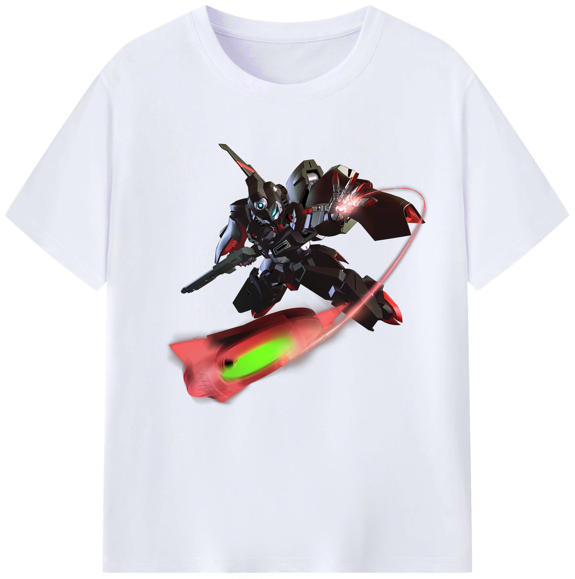 （画像用） 機動戦士ガンダム Mobile Suit Gundam レディースカジュアルプリントTシャツ（綿100％）