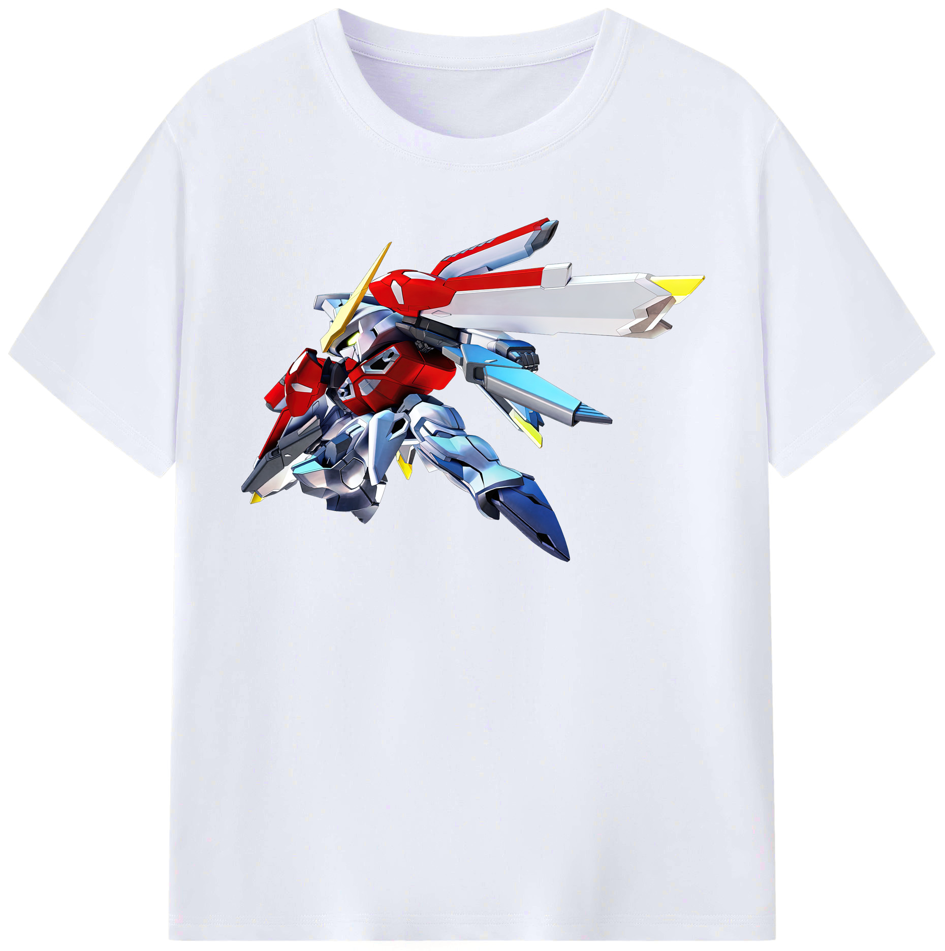 （画像用） 機動戦士ガンダム Mobile Suit Gundam レディースカジュアルプリントTシャツ（綿100％）