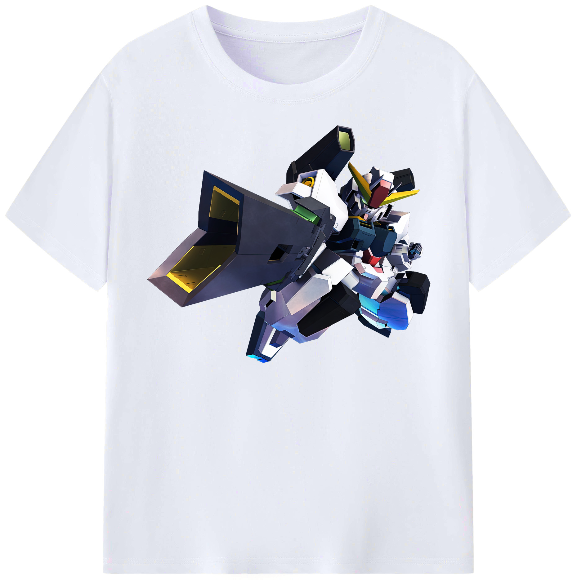 （画像用） 機動戦士ガンダム Mobile Suit Gundam レディースカジュアルプリントTシャツ（綿100％）