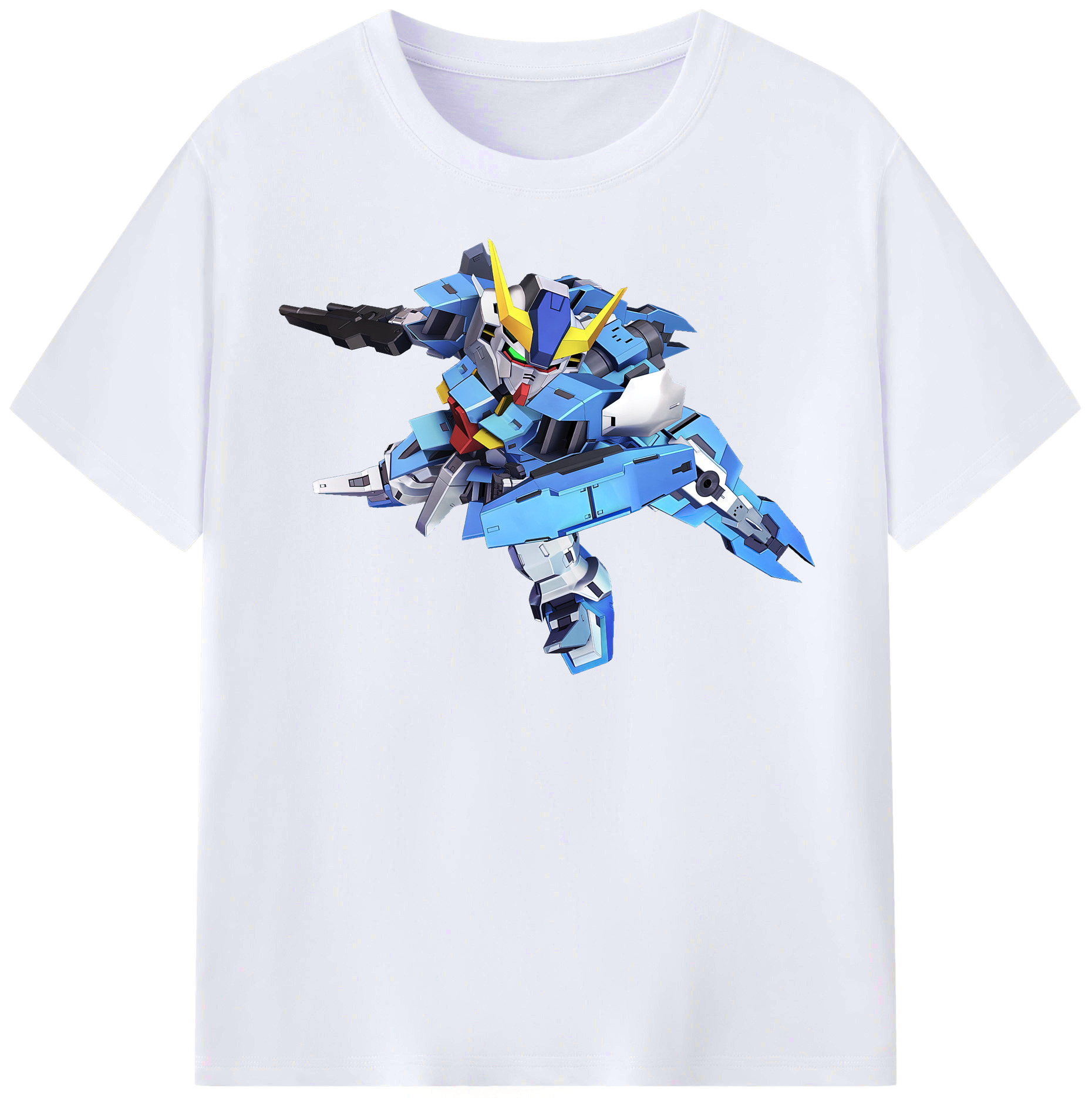 （画像用） 機動戦士ガンダム Mobile Suit Gundam レディースカジュアルプリントTシャツ（綿100％）