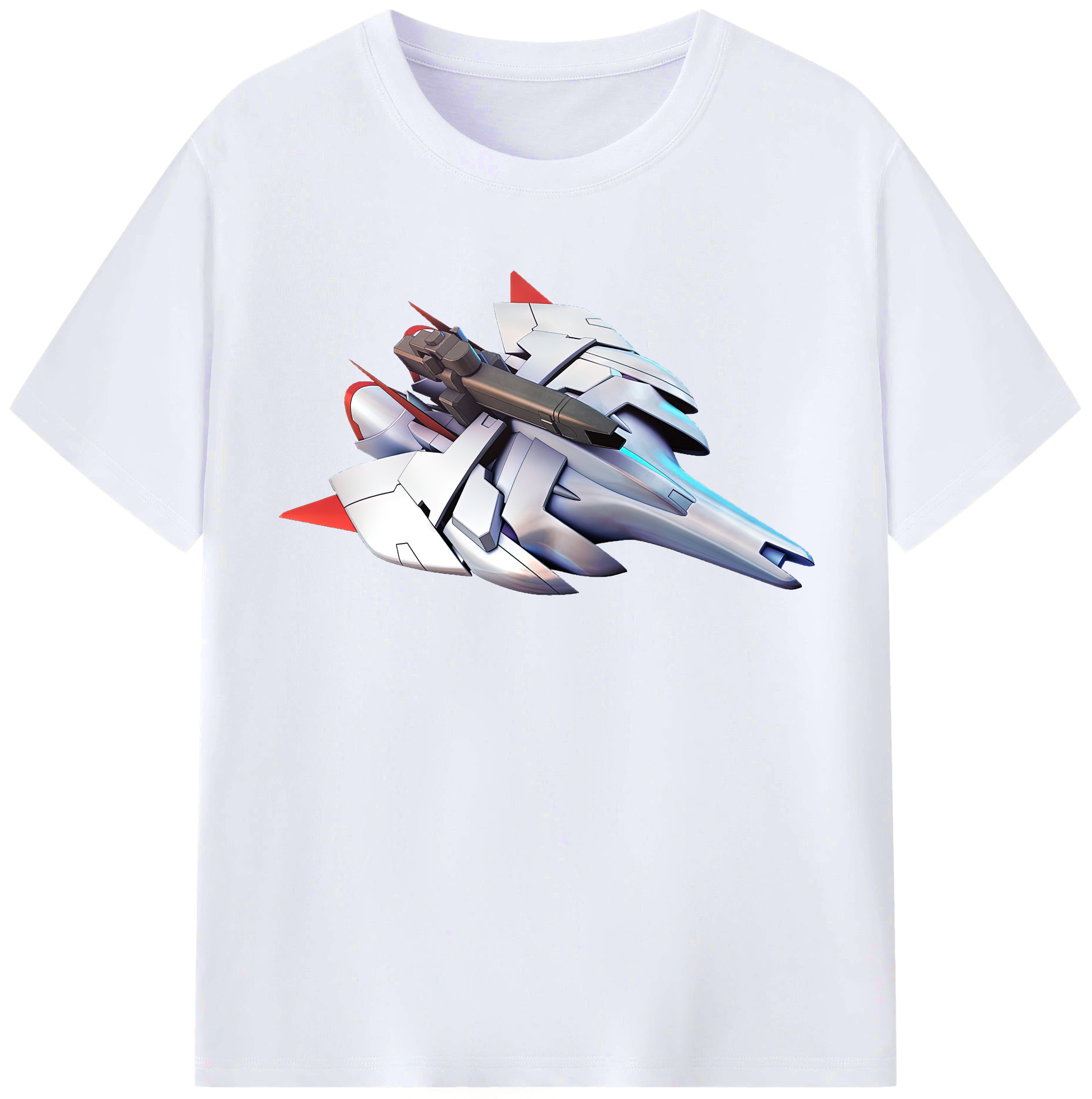 （画像用） 機動戦士ガンダム Mobile Suit Gundam レディースカジュアルプリントTシャツ（綿100％）