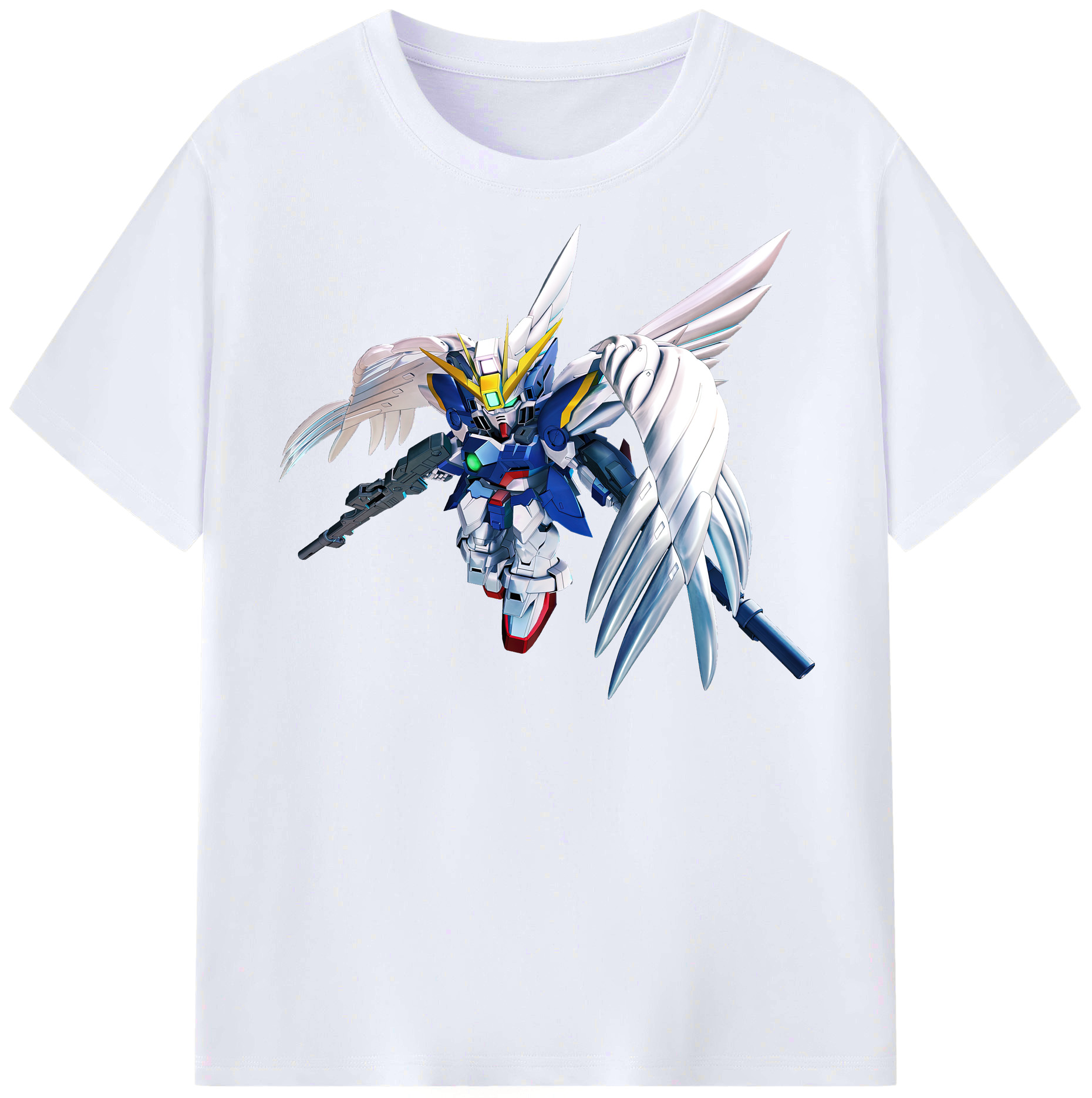 （画像用） 機動戦士ガンダム Mobile Suit Gundam レディースカジュアルプリントTシャツ（綿100％）