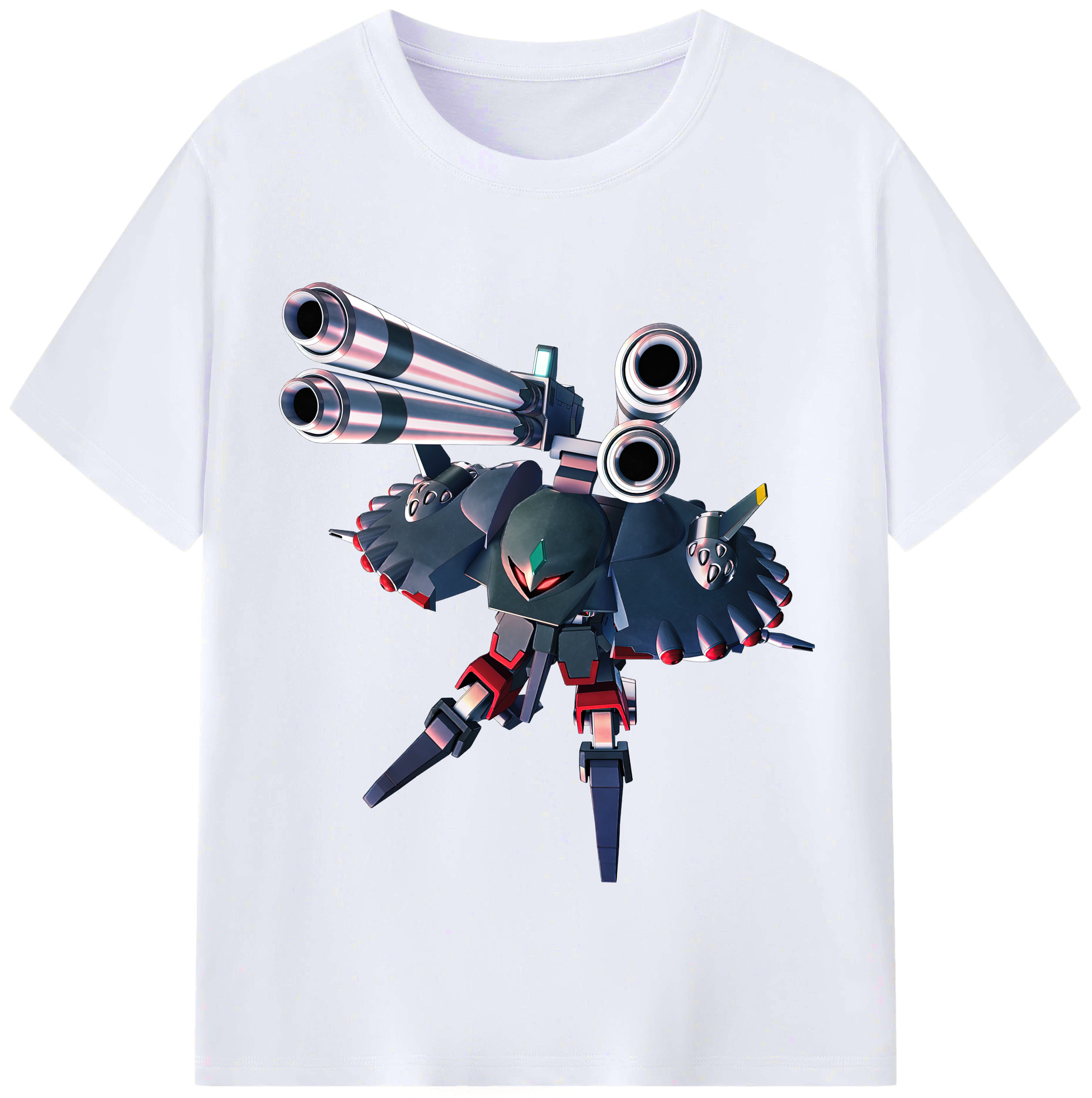 （画像用） 機動戦士ガンダム Mobile Suit Gundam レディースカジュアルプリントTシャツ（綿100％）