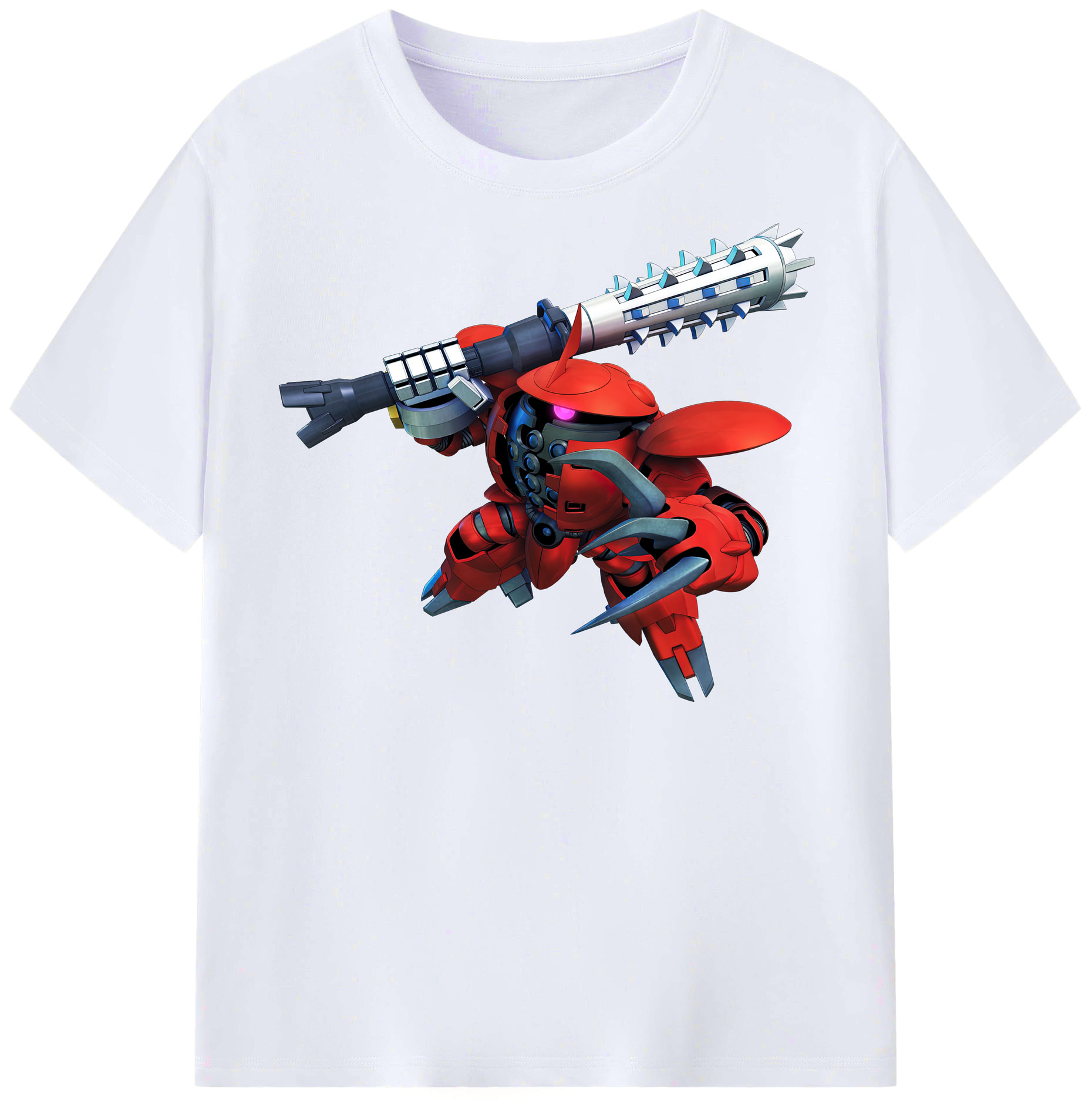 （画像用） 機動戦士ガンダム Mobile Suit Gundam レディースカジュアルプリントTシャツ（綿100％）