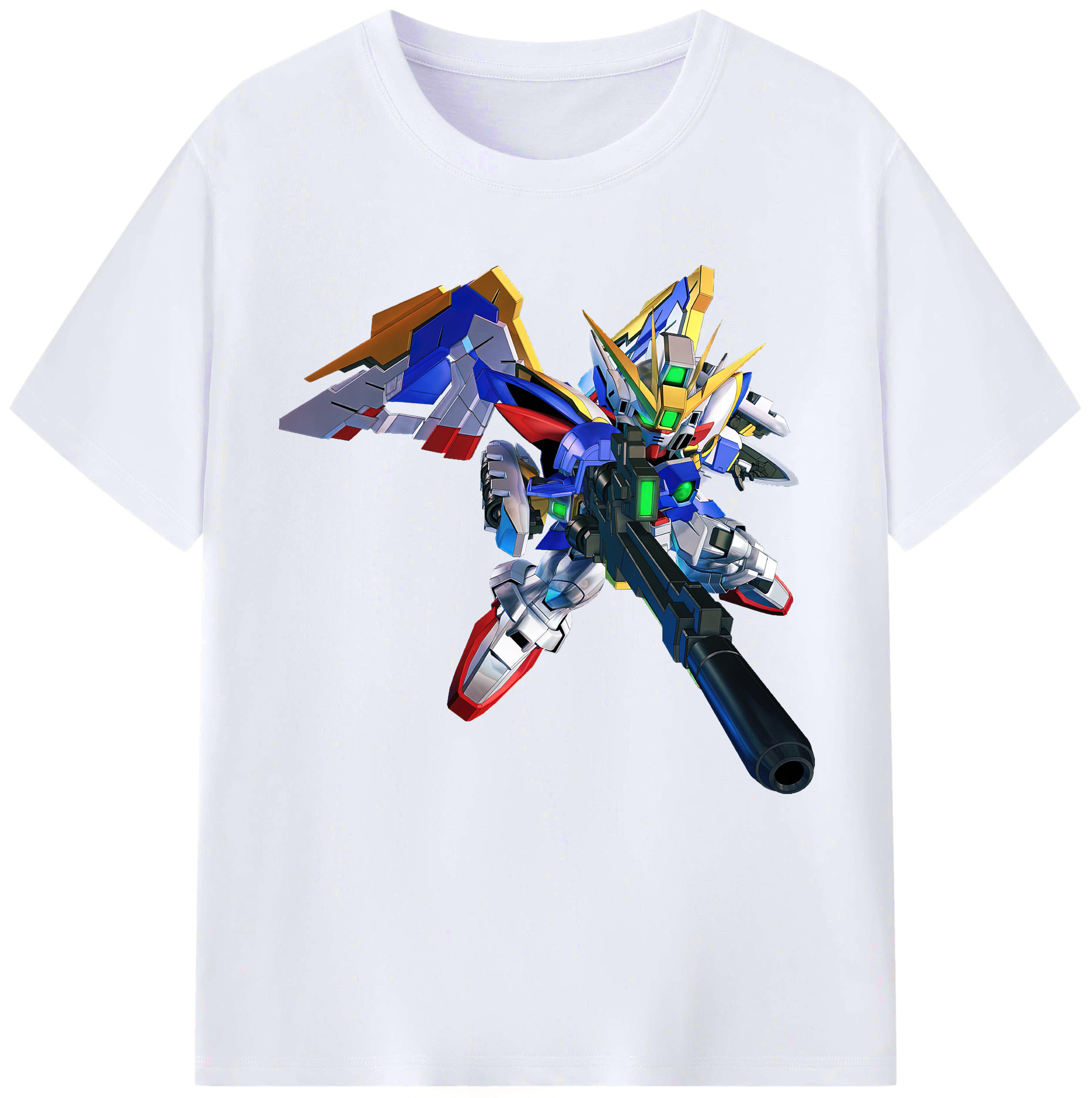 （画像用） 機動戦士ガンダム Mobile Suit Gundam レディースカジュアルプリントTシャツ（綿100％）
