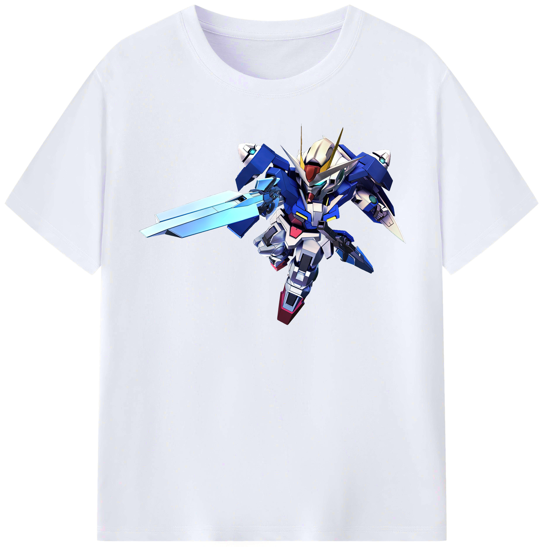 （画像用） 機動戦士ガンダム Mobile Suit Gundam レディースカジュアルプリントTシャツ（綿100％）