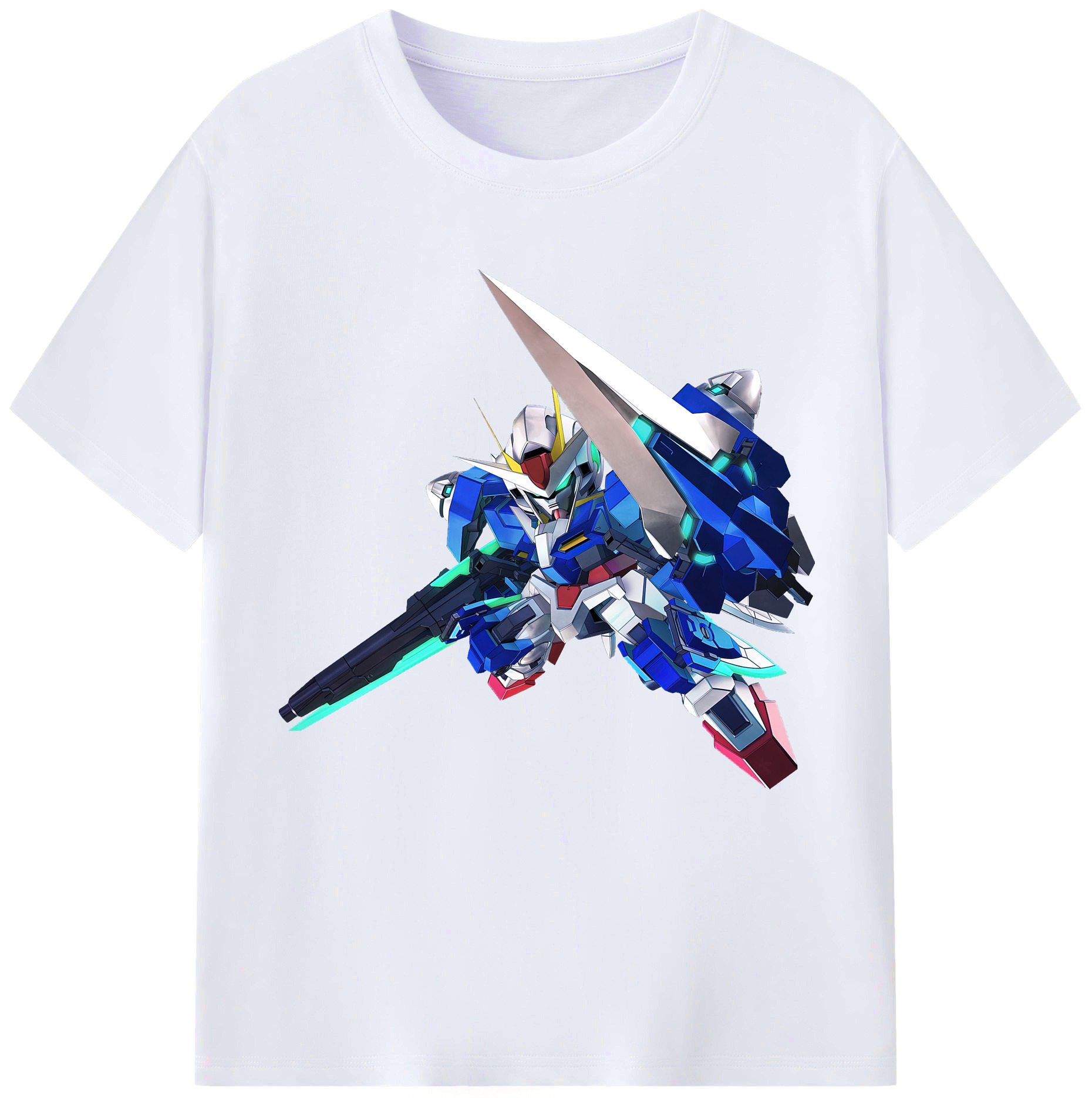 （画像用） 機動戦士ガンダム Mobile Suit Gundam レディースカジュアルプリントTシャツ（綿100％）