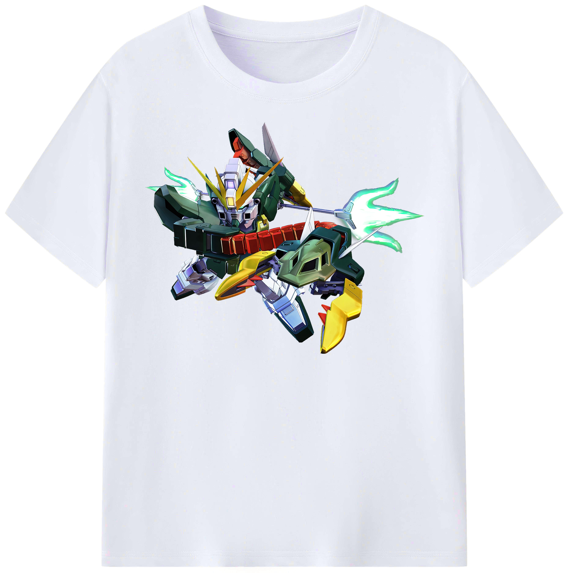 （画像用） 機動戦士ガンダム Mobile Suit Gundam レディースカジュアルプリントTシャツ（綿100％）