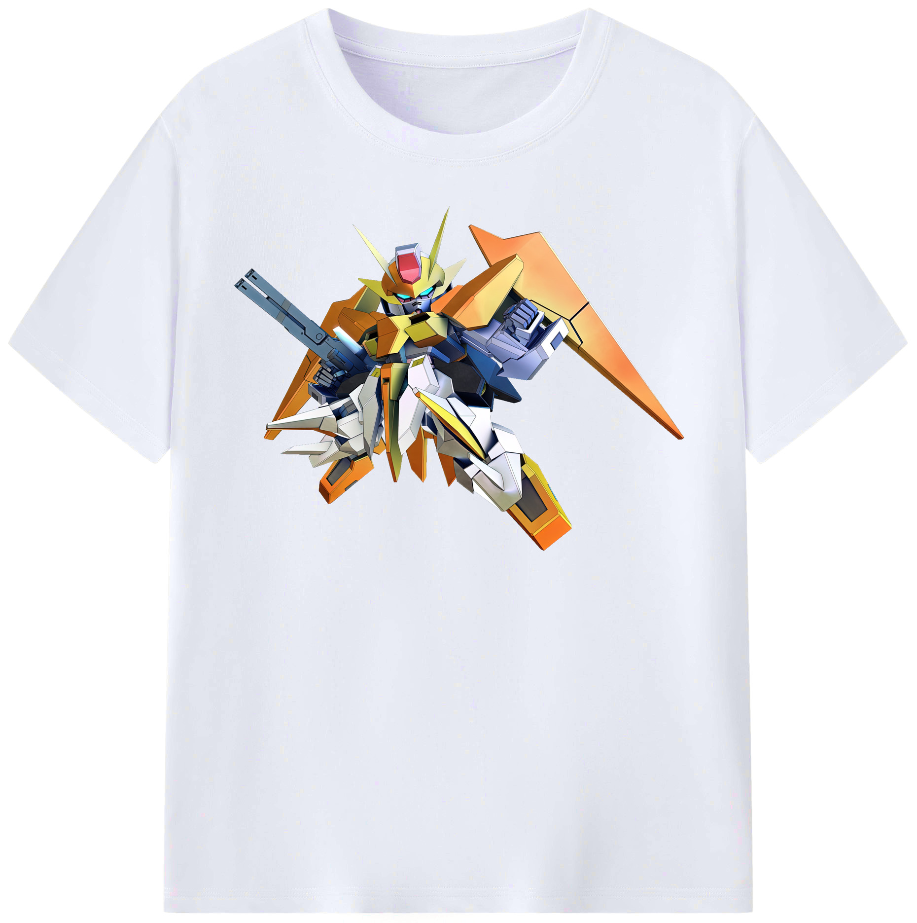 （画像用） 機動戦士ガンダム Mobile Suit Gundam レディースカジュアルプリントTシャツ（綿100％）