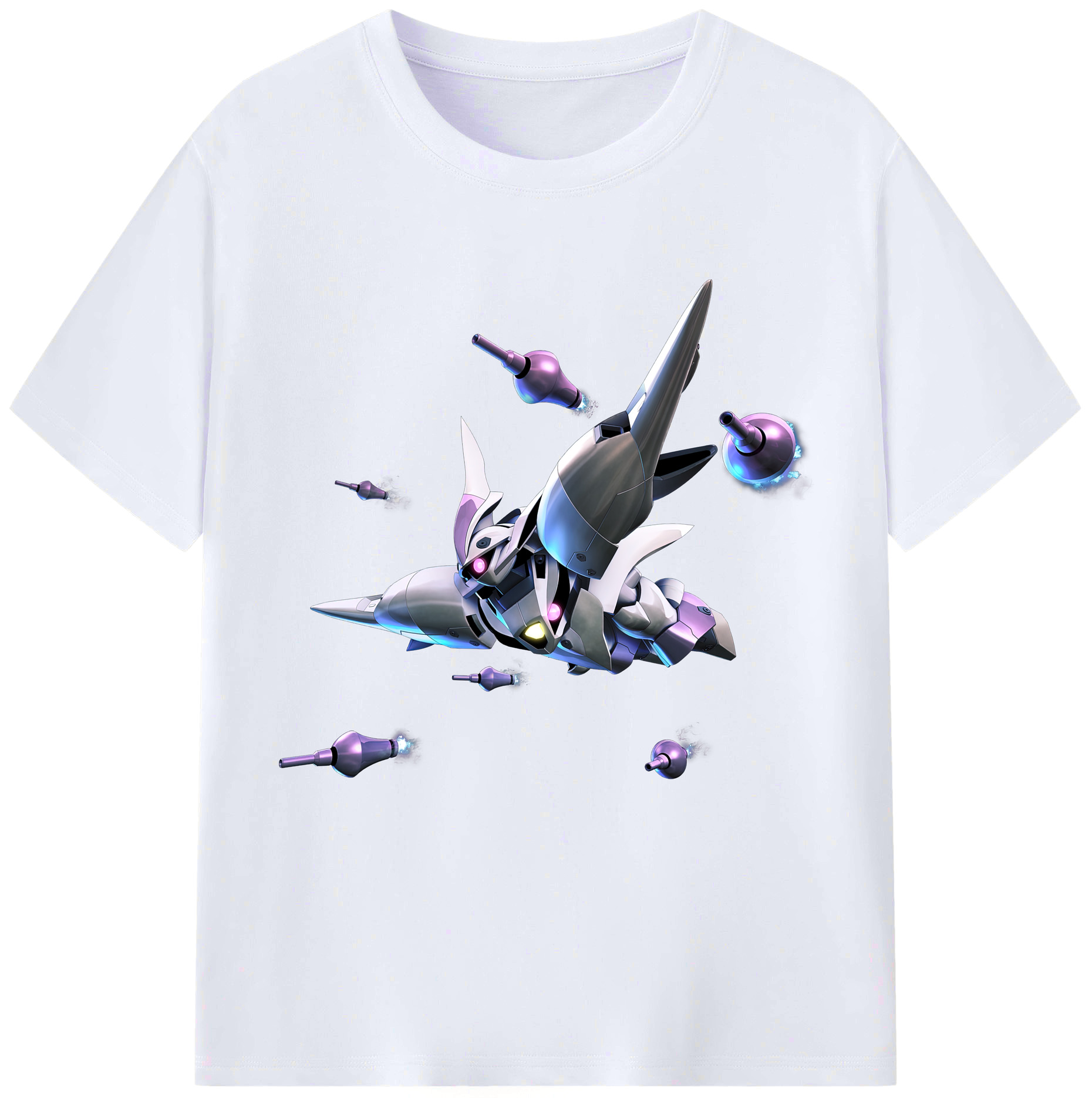 （画像用） 機動戦士ガンダム Mobile Suit Gundam レディースカジュアルプリントTシャツ（綿100％）