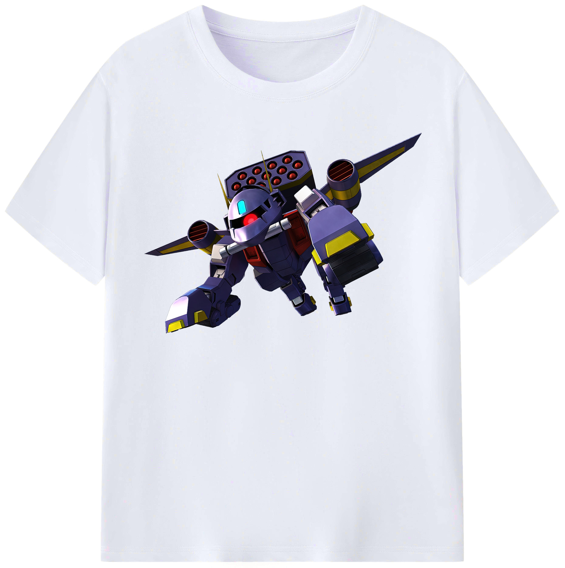 （画像用） 機動戦士ガンダム Mobile Suit Gundam レディースカジュアルプリントTシャツ（綿100％）