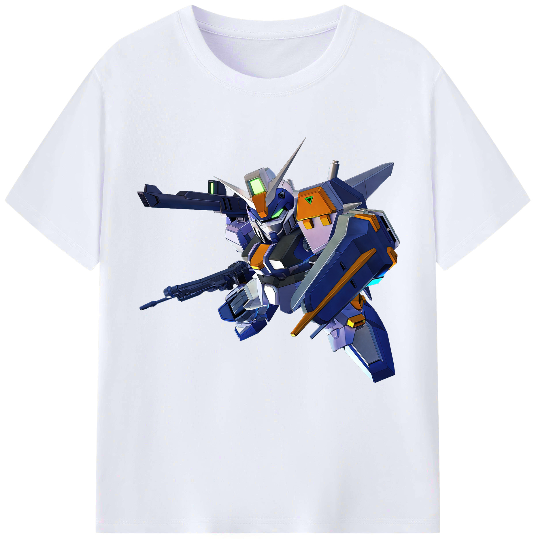 （画像用） 機動戦士ガンダム Mobile Suit Gundam レディースカジュアルプリントTシャツ（綿100％）