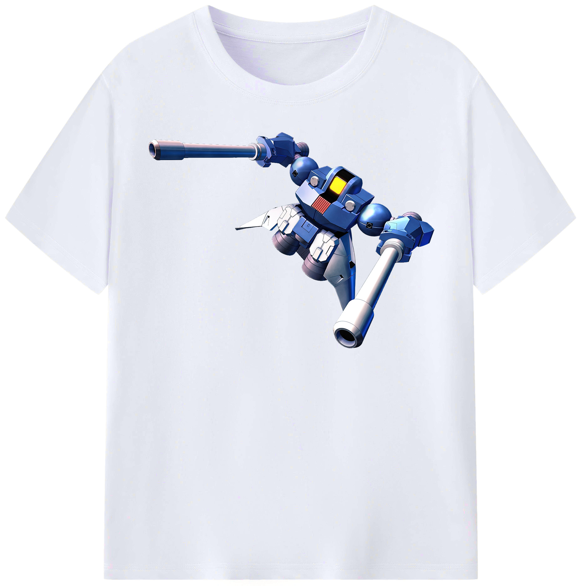 （画像用） 機動戦士ガンダム Mobile Suit Gundam レディースカジュアルプリントTシャツ（綿100％）