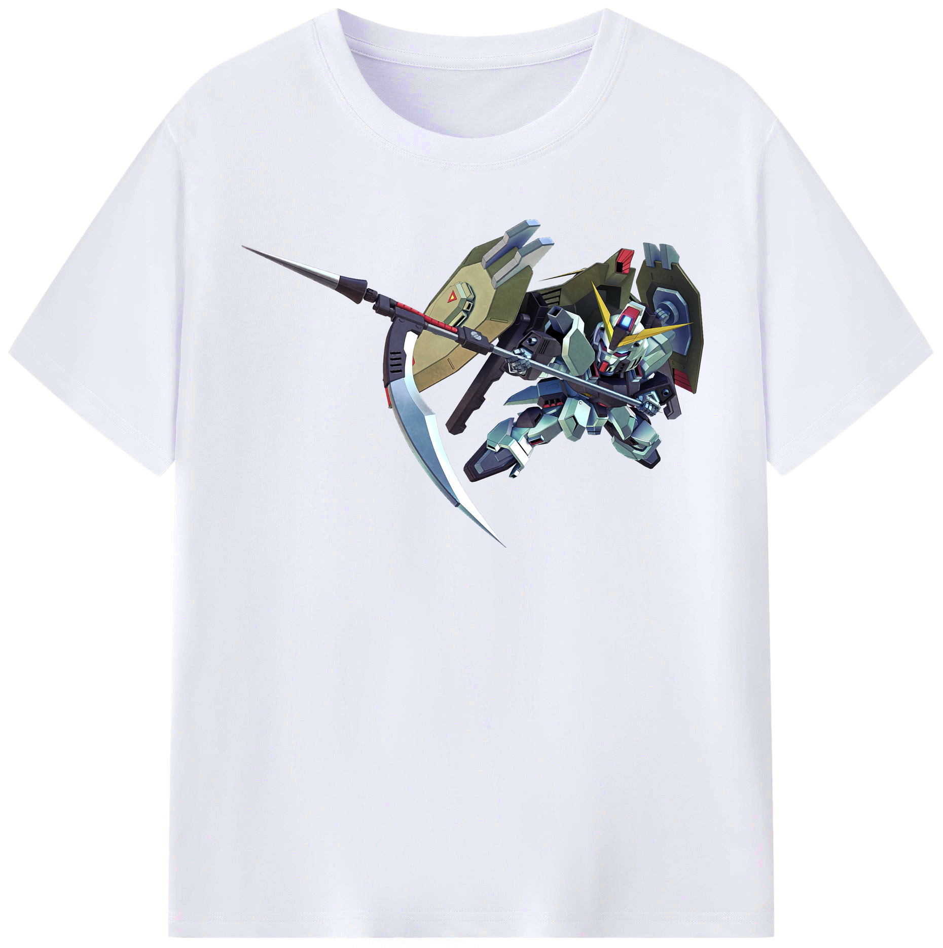 （画像用） 機動戦士ガンダム Mobile Suit Gundam レディースカジュアルプリントTシャツ（綿100％）